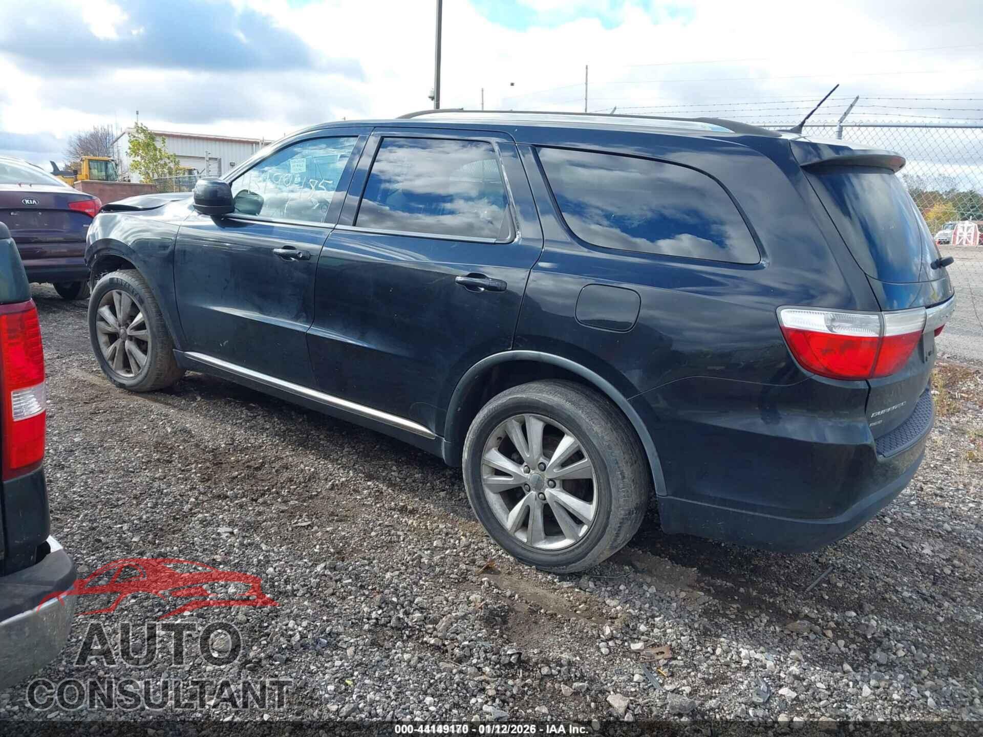 DODGE DURANGO 2012 - 1C4RDJAG7CC104307