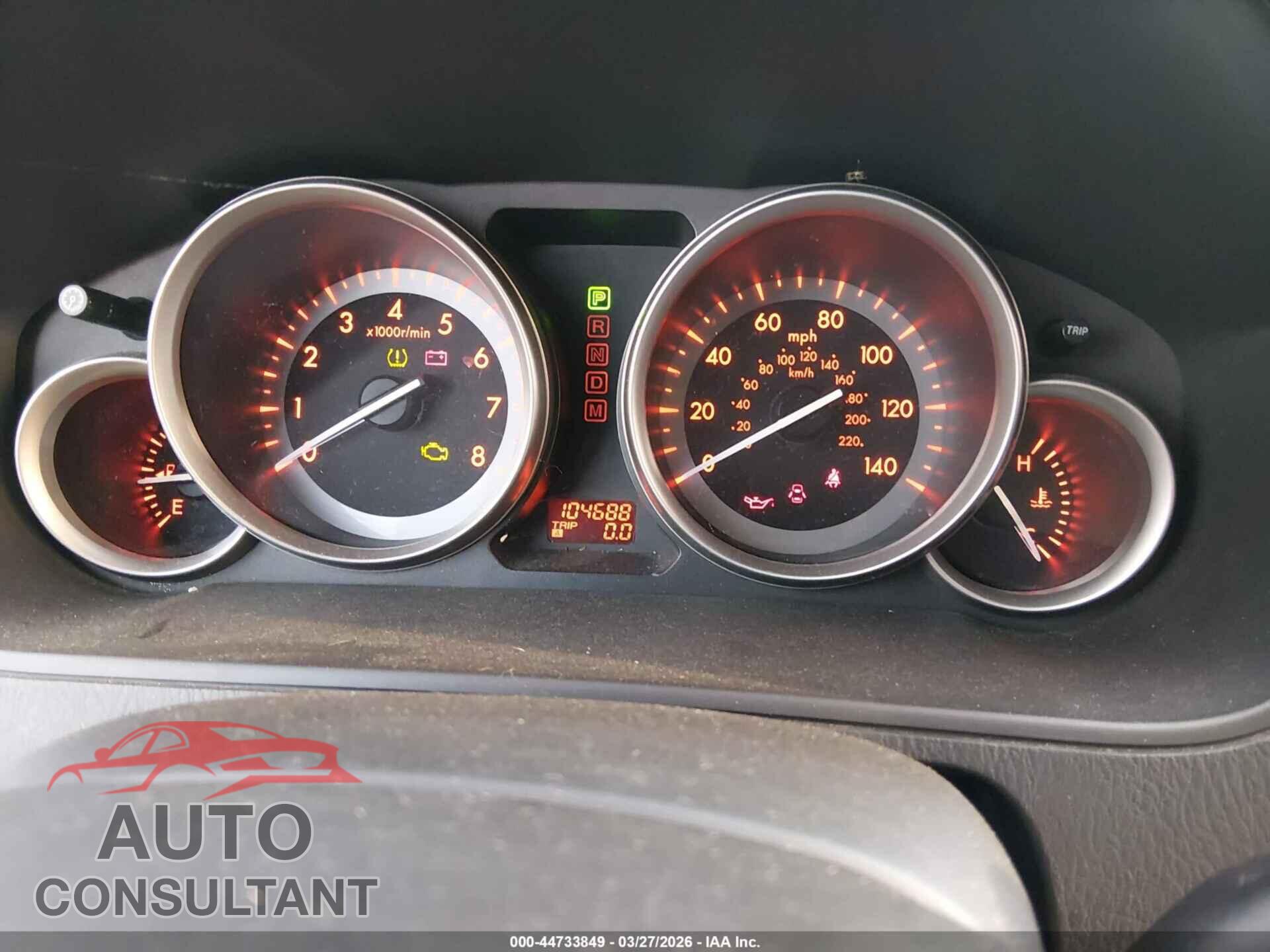 MAZDA CX-9 2011 - JM3TB2CA9B0325568