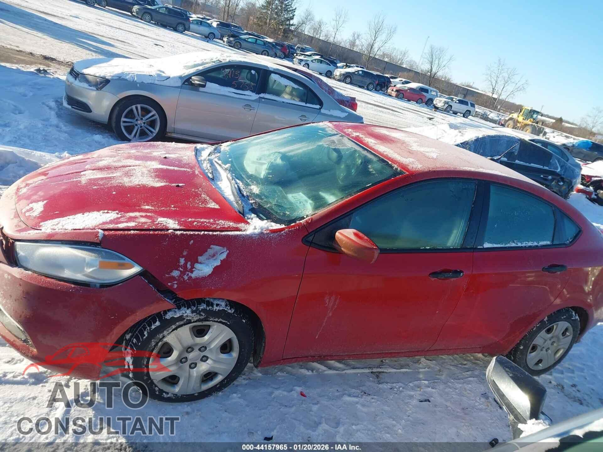 DODGE DART 2013 - 1C3CDFAA6DD198100