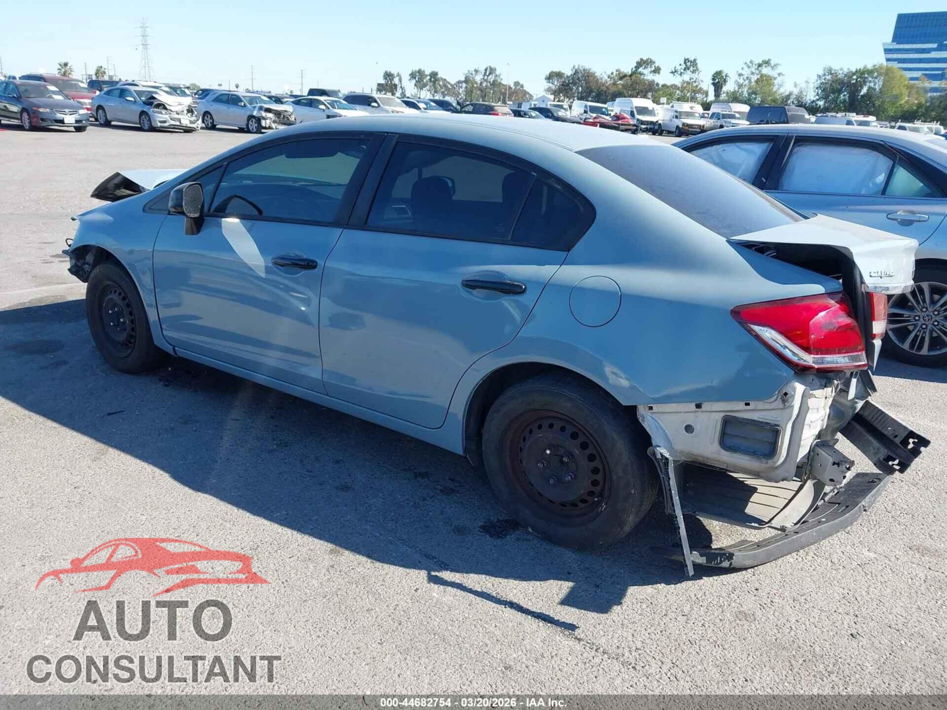 HONDA CIVIC 2013 - 19XFB2F52DE279886