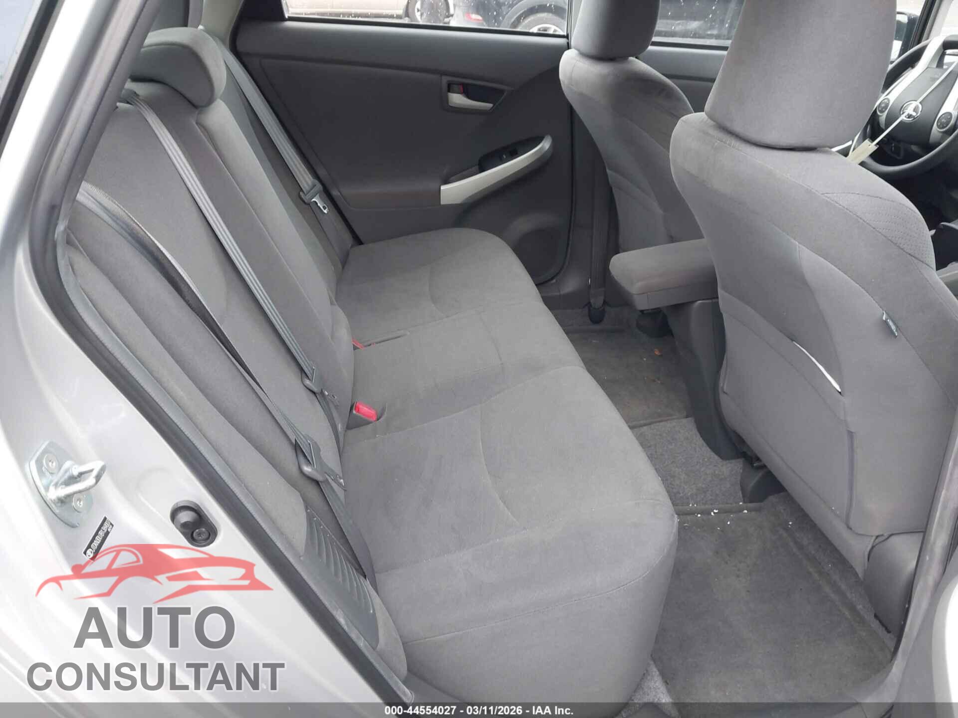 TOYOTA PRIUS 2011 - JTDKN3DU7B1369007