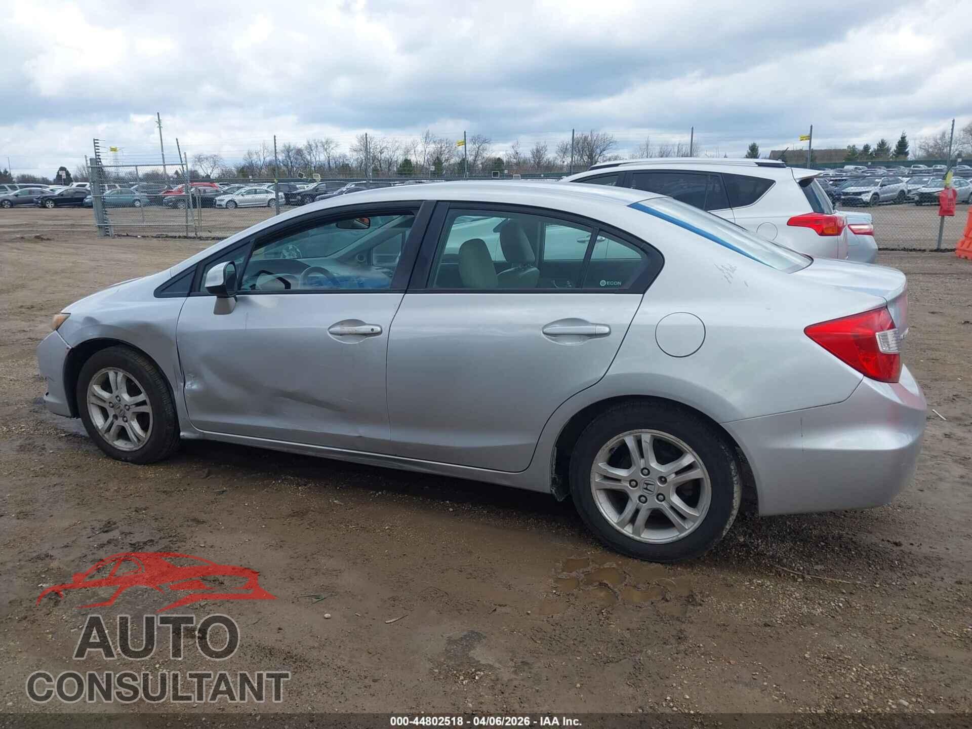 HONDA CIVIC 2012 - 2HGFB2F99CH531723