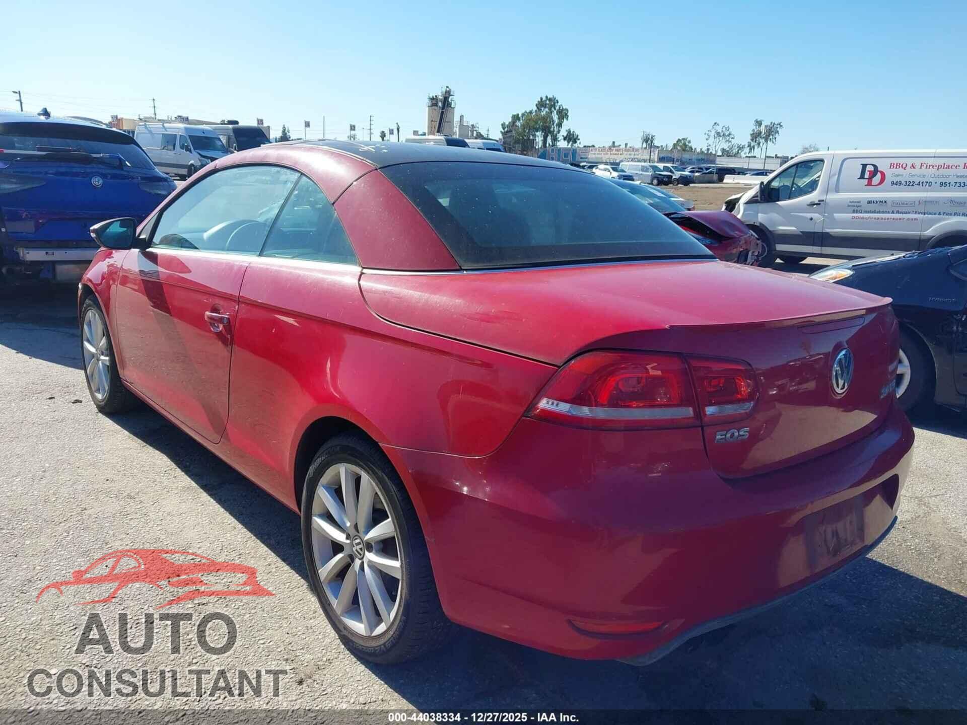 VOLKSWAGEN EOS 2012 - WVWBW7AHXCV007212
