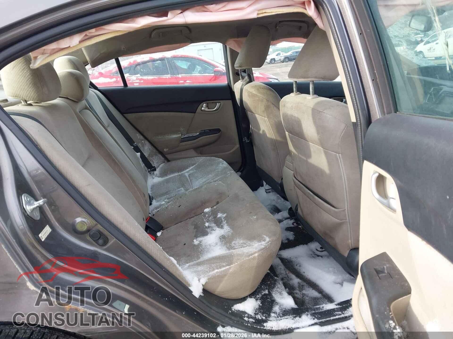 HONDA CIVIC 2013 - 19XFB2F88DE227415