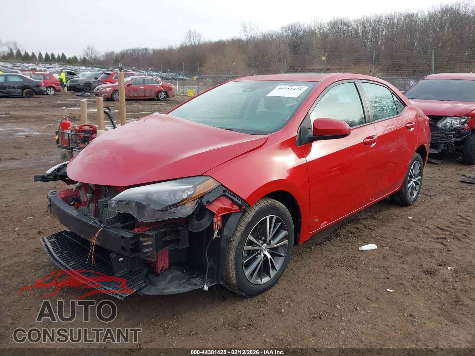 TOYOTA COROLLA 2017 - 2T1BURHE8HC826565