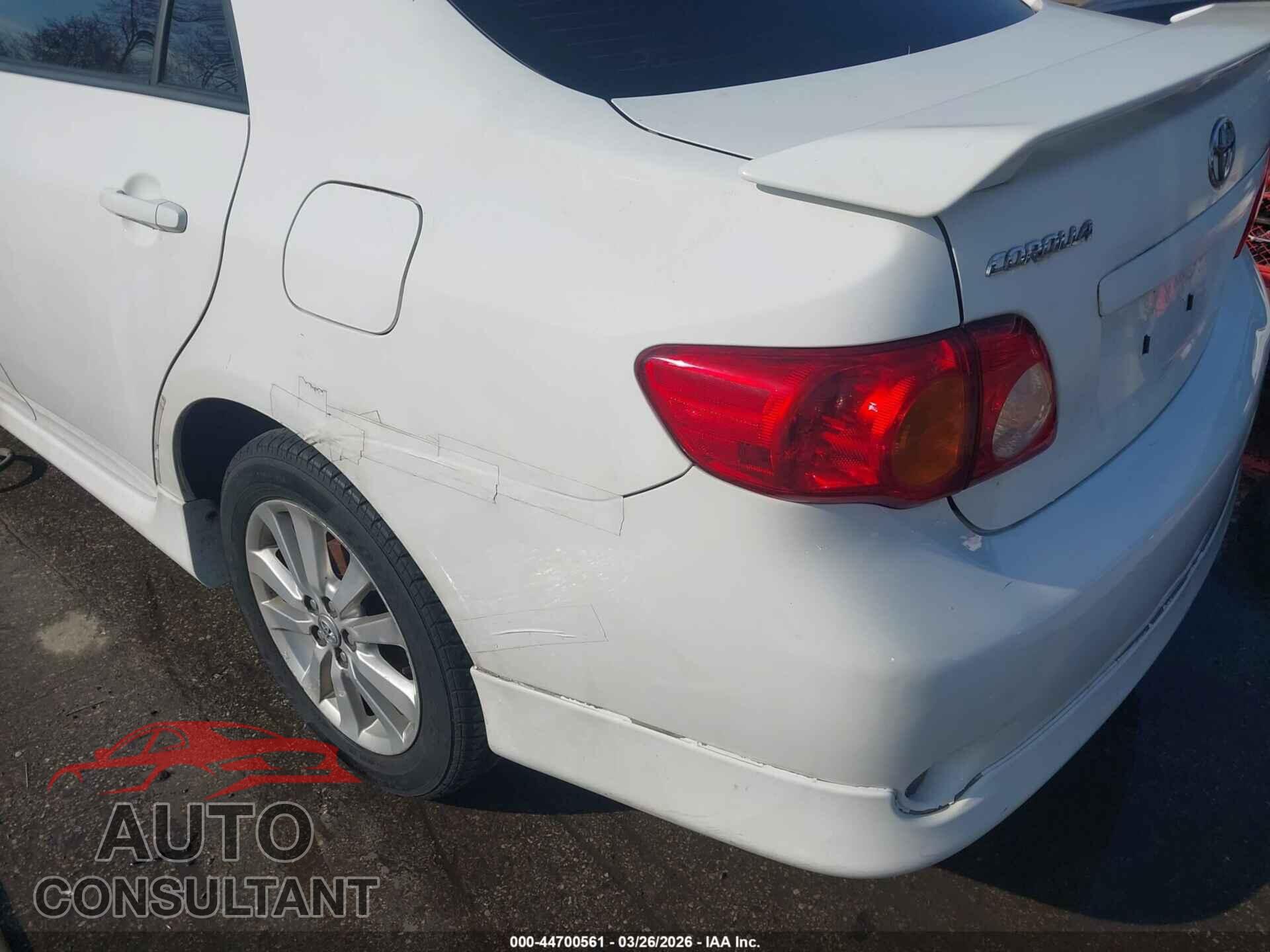 TOYOTA COROLLA 2010 - 2T1BU4EEXAC457737