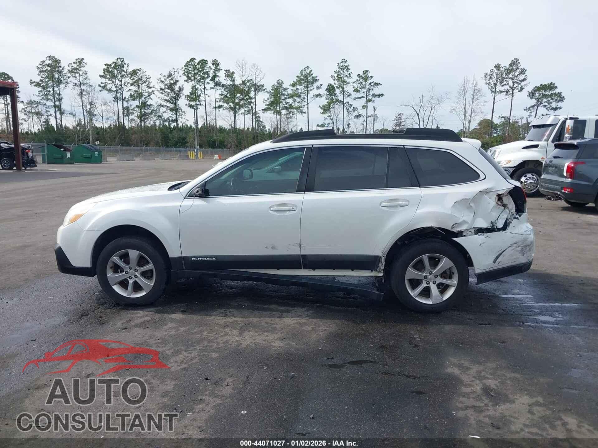 SUBARU OUTBACK 2014 - 4S4BRBKC3E3229839