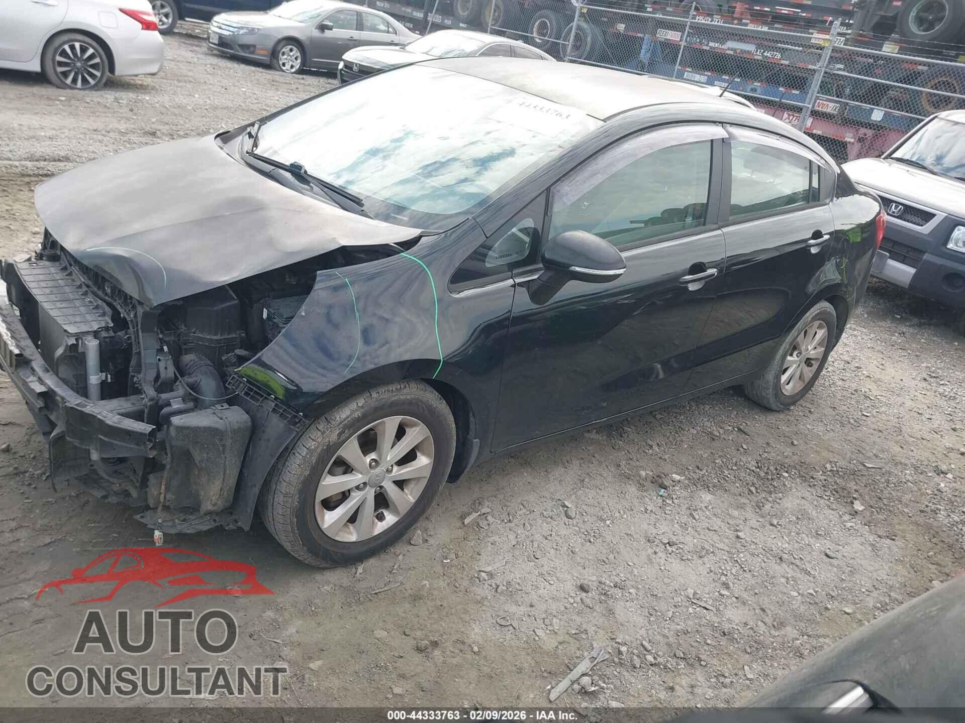 KIA RIO 2013 - KNADN4A31D6285603