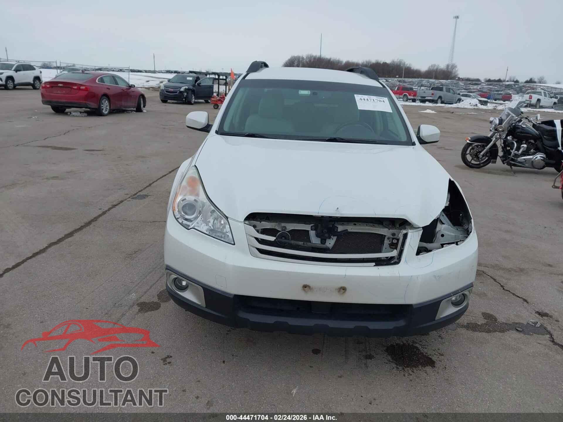 SUBARU OUTBACK 2012 - 4S4BRCCCXC3204390