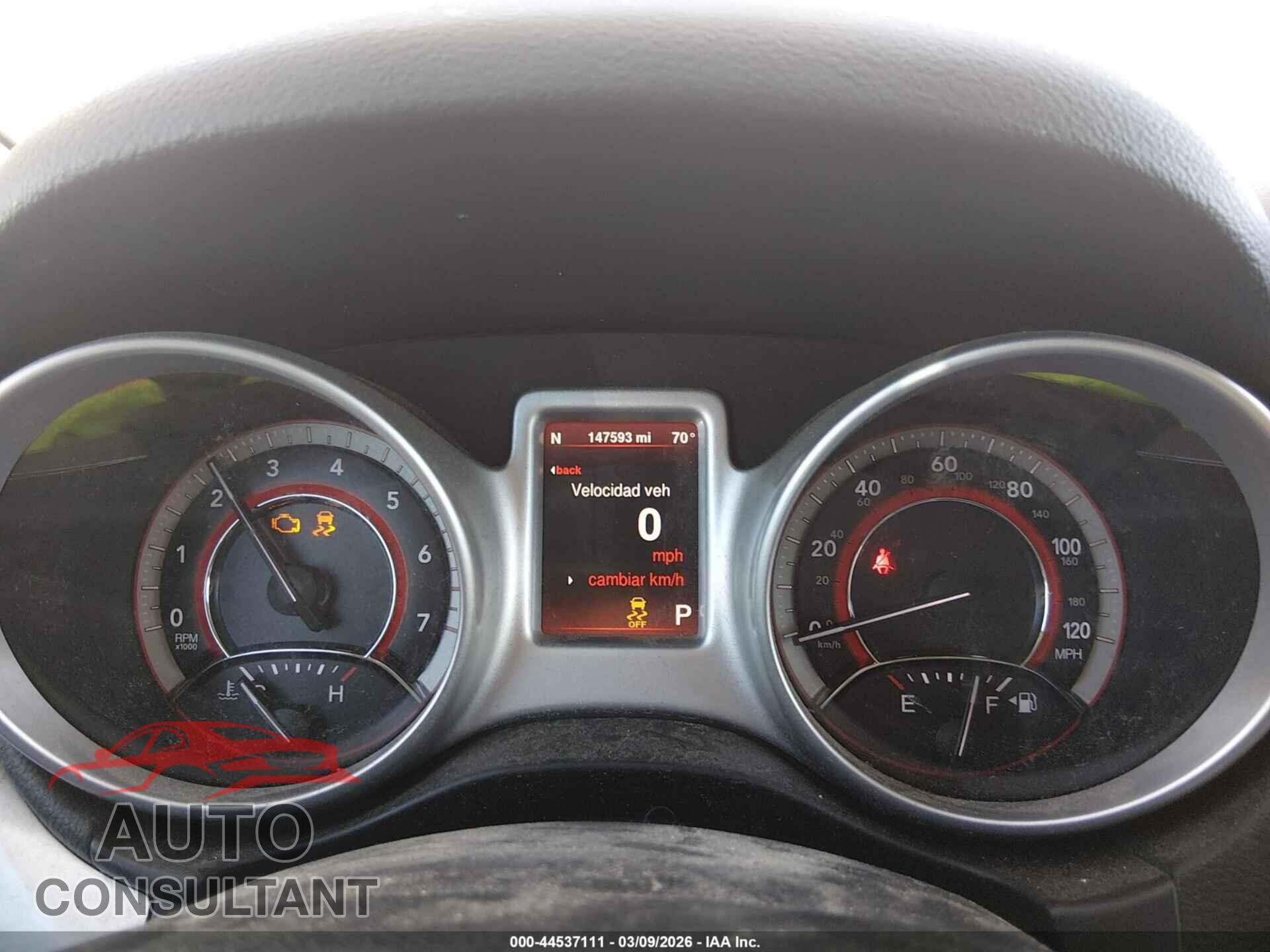 DODGE JOURNEY 2014 - 3C4PDCBG0ET123449