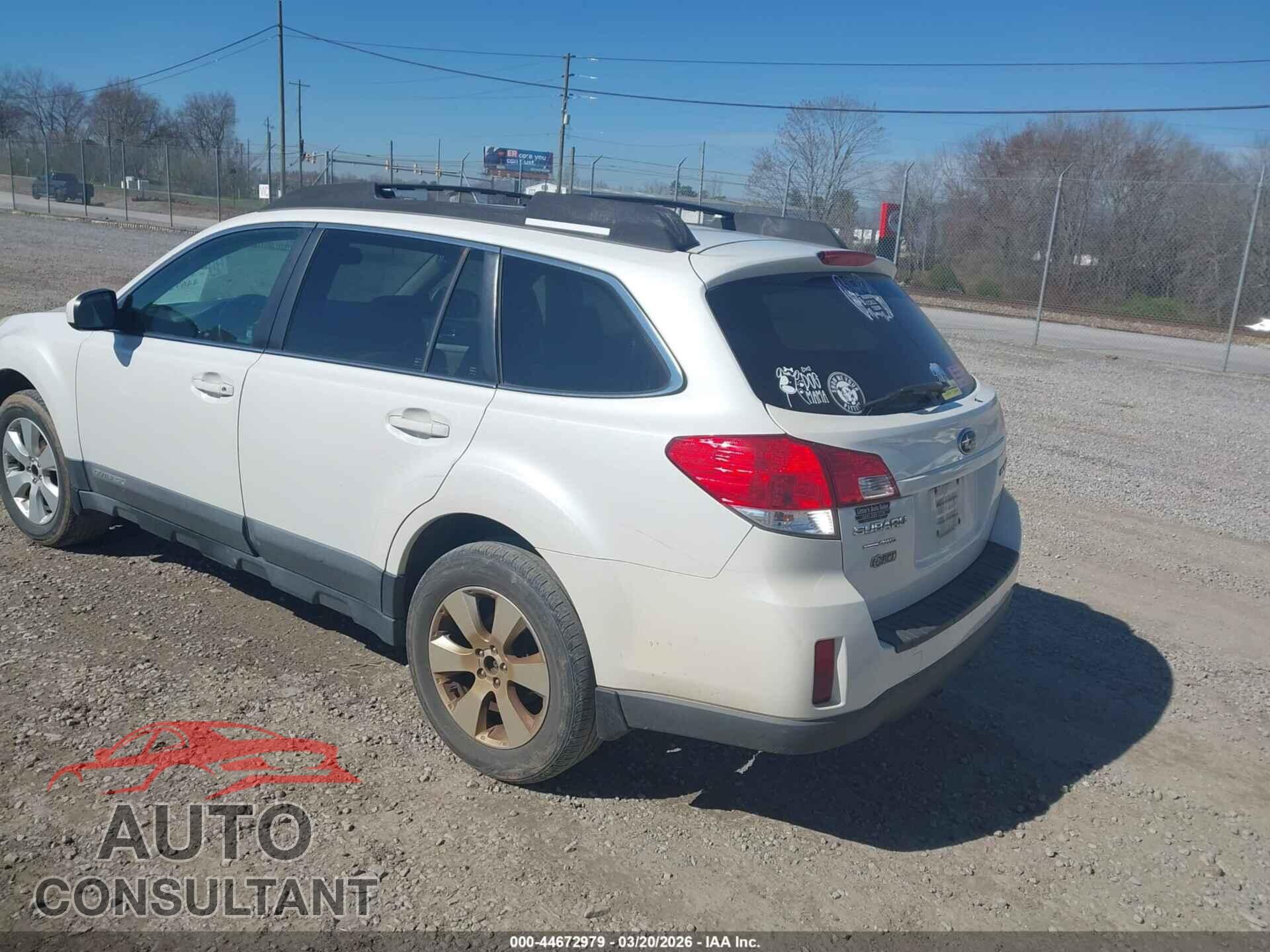 SUBARU OUTBACK 2010 - 4S4BRCCC3A3314307