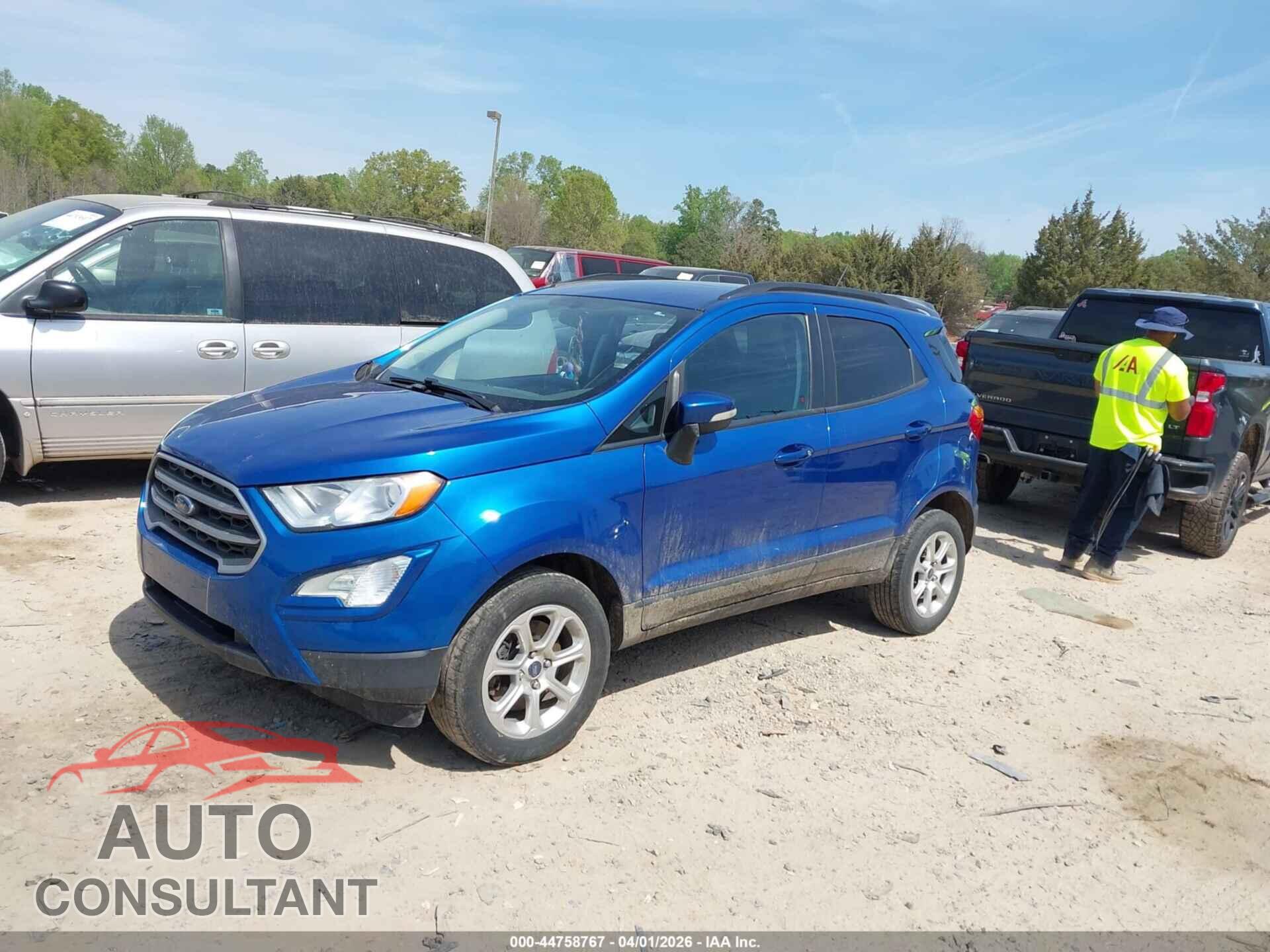 FORD ECOSPORT 2021 - MAJ6S3GL5MC408011