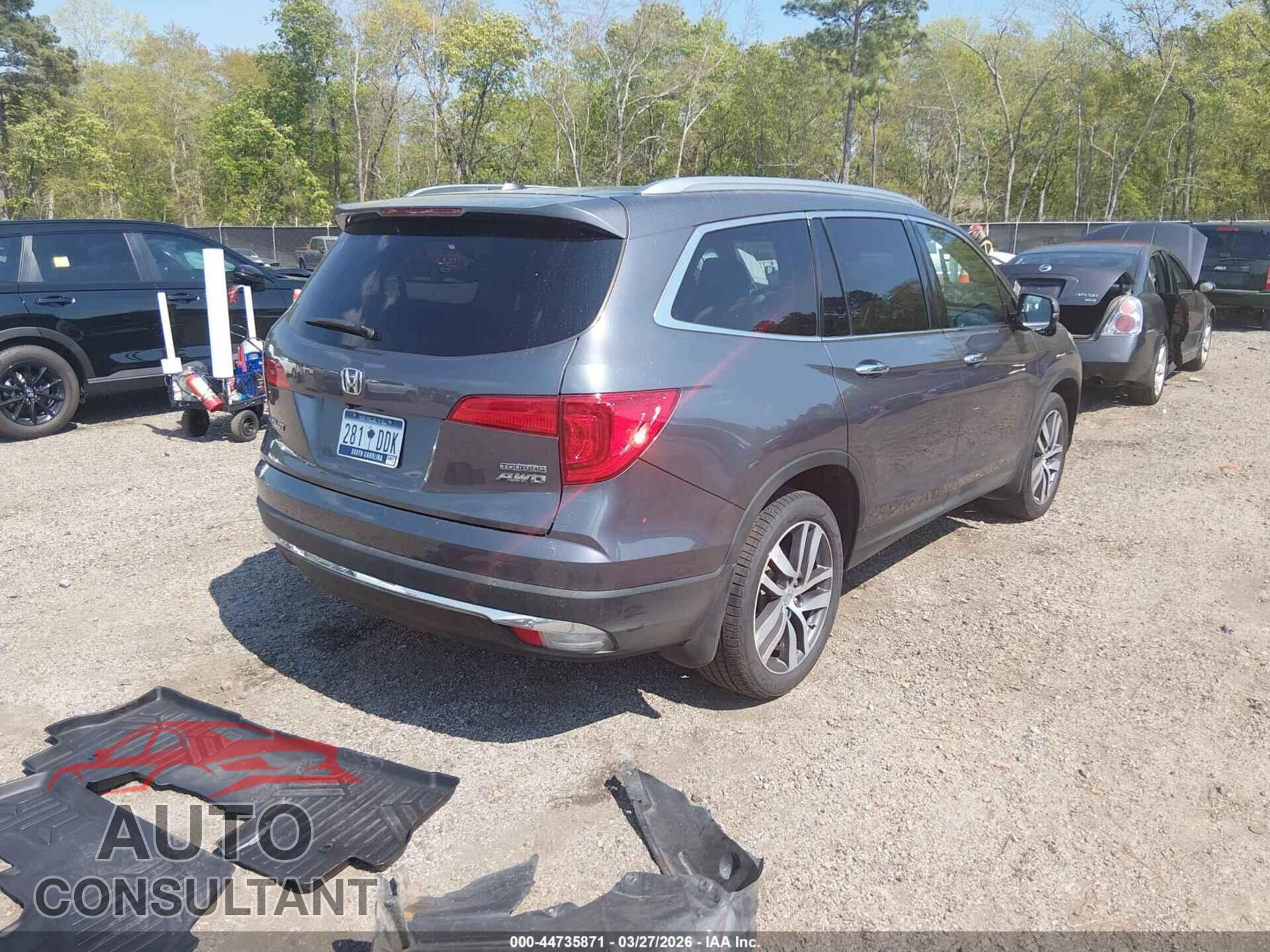 HONDA PILOT 2016 - 5FNYF6H93GB063287