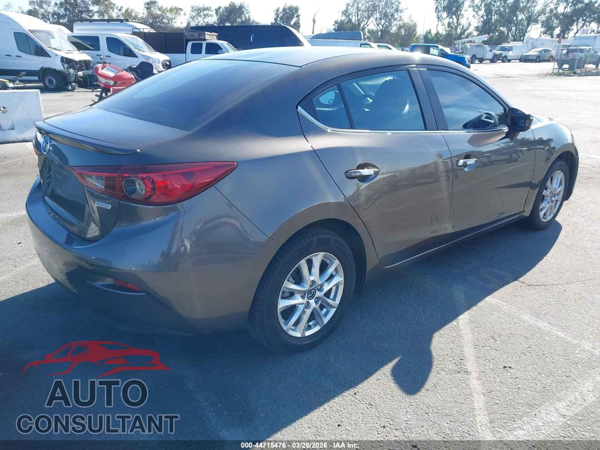MAZDA MAZDA3 2014 - JM1BM1V78E1173047