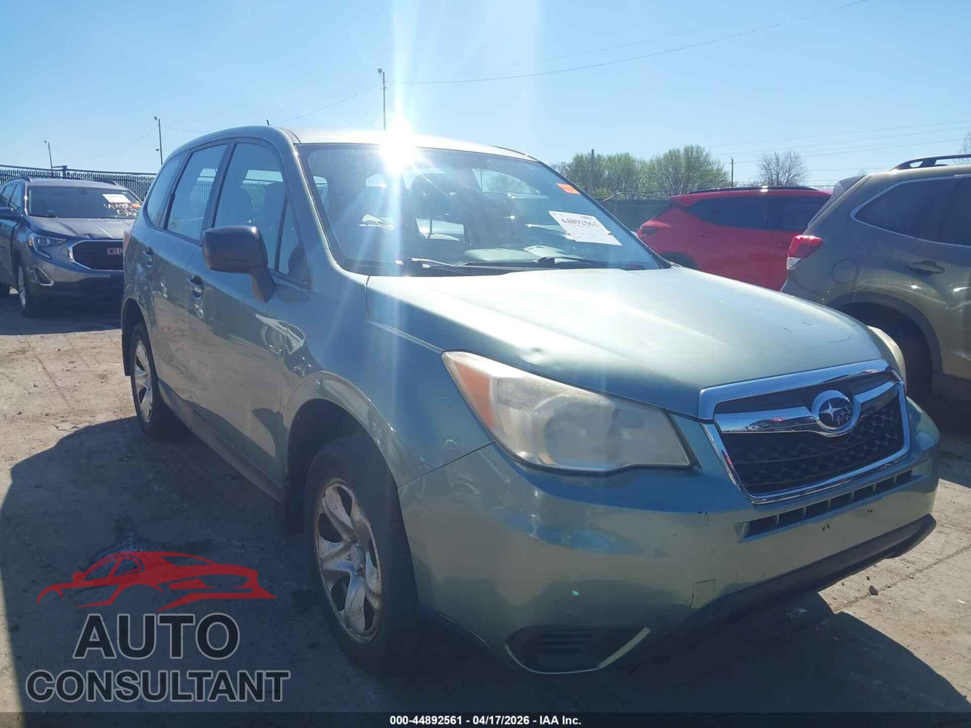 SUBARU FORESTER 2014 - JF2SJAAC7EH443616
