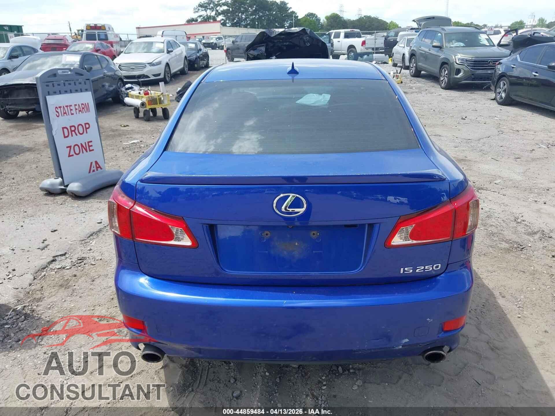 LEXUS IS 250 2011 - JTHBF5C24B5137898