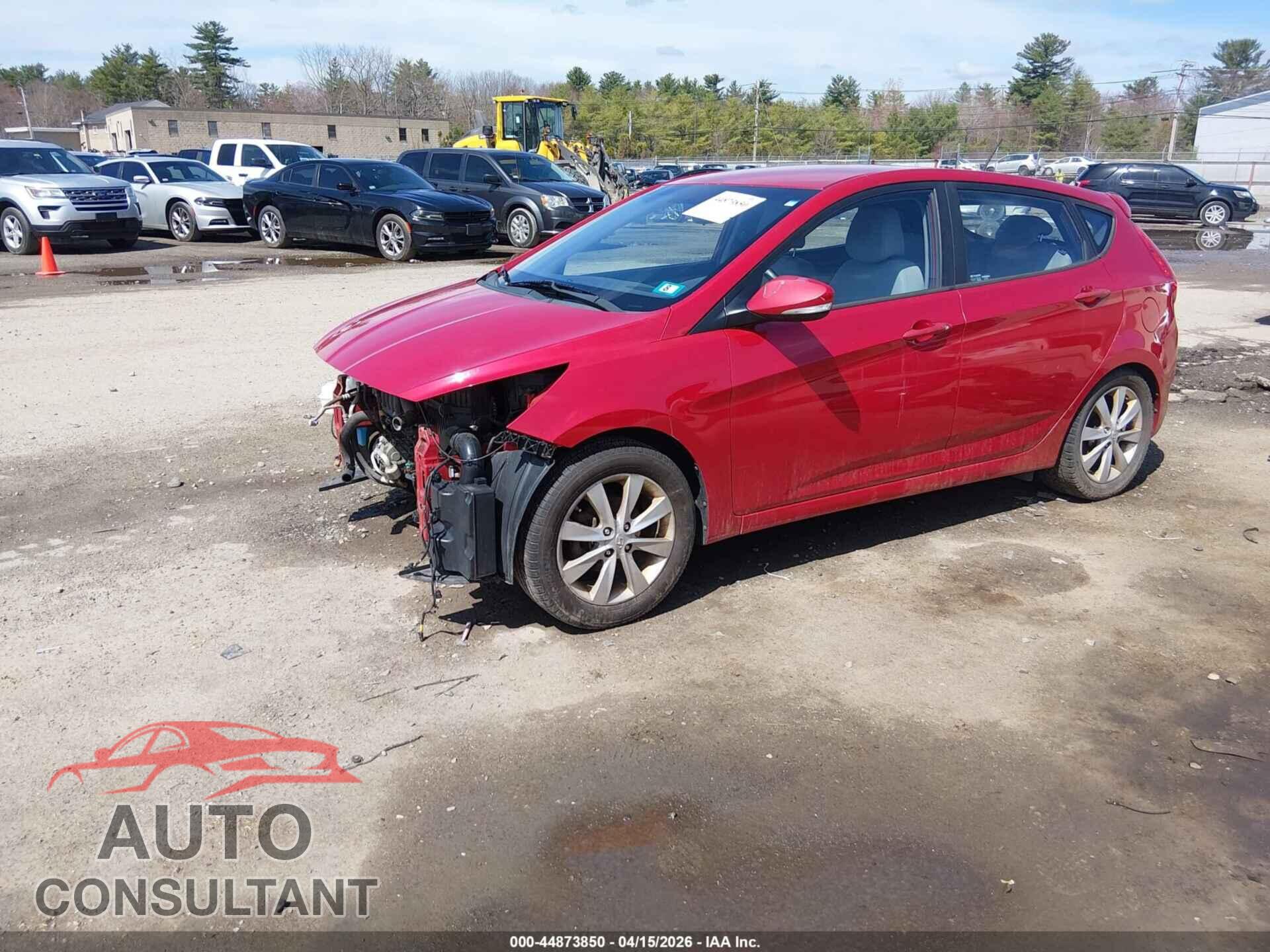 HYUNDAI ACCENT 2014 - KMHCU5AEXEU175103