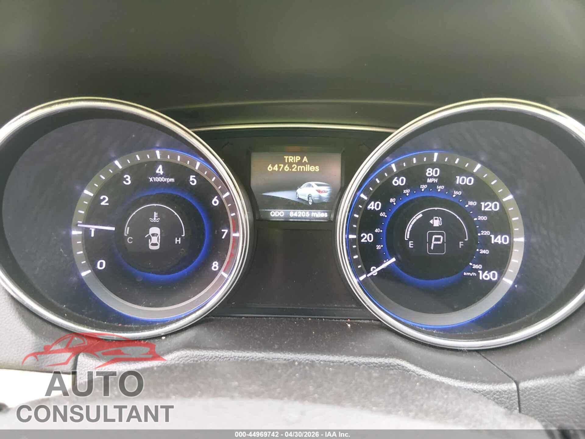 HYUNDAI SONATA 2014 - 5NPEC4AC3EH904769