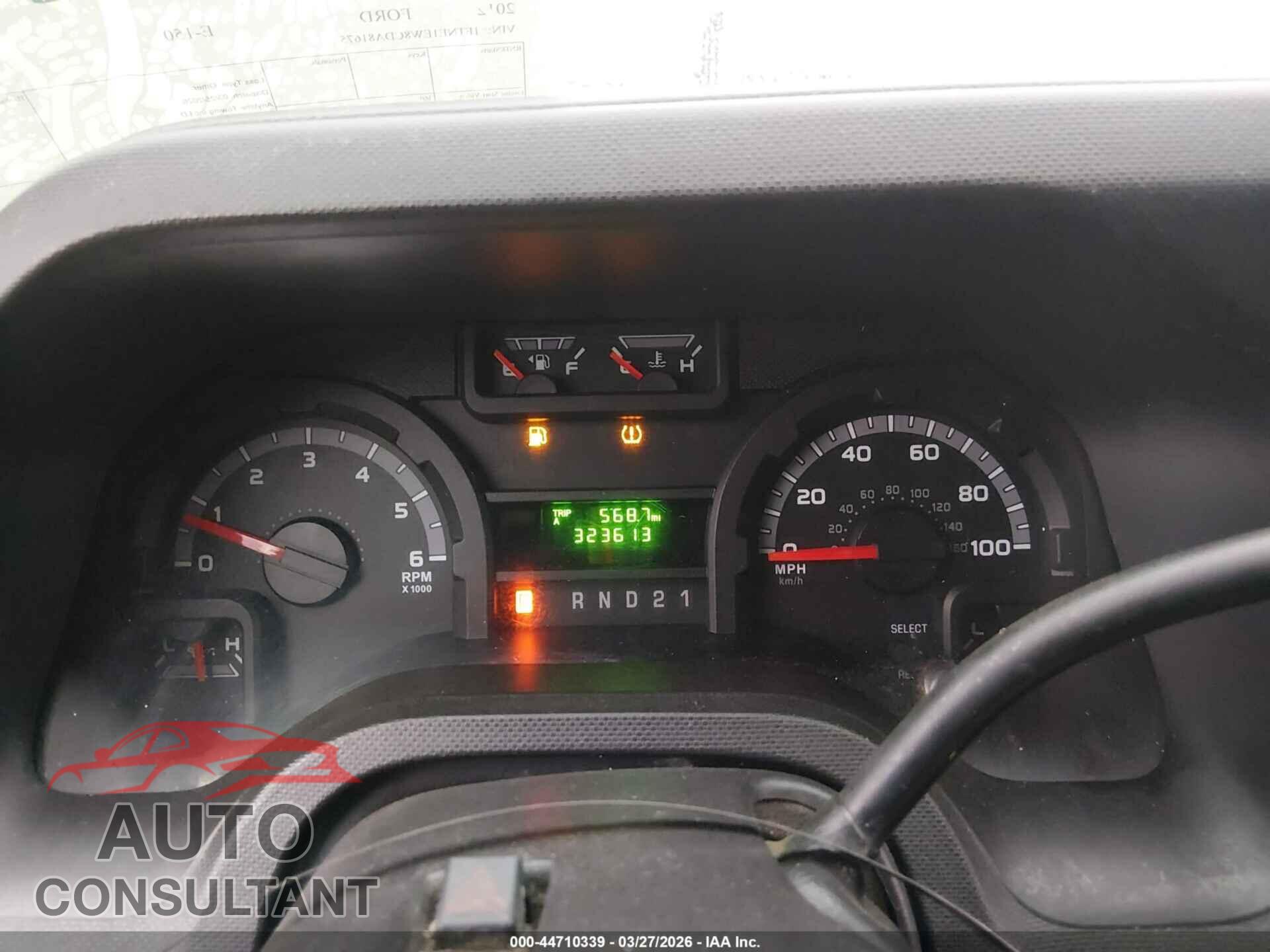 FORD E-150 2012 - 1FTNE1EW8CDA81675