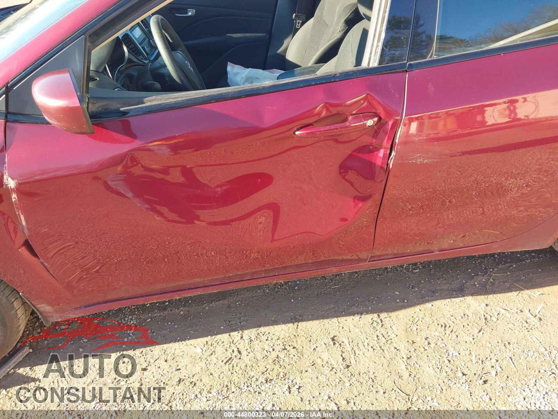 DODGE DART 2015 - 1C3CDFBB2FD374389