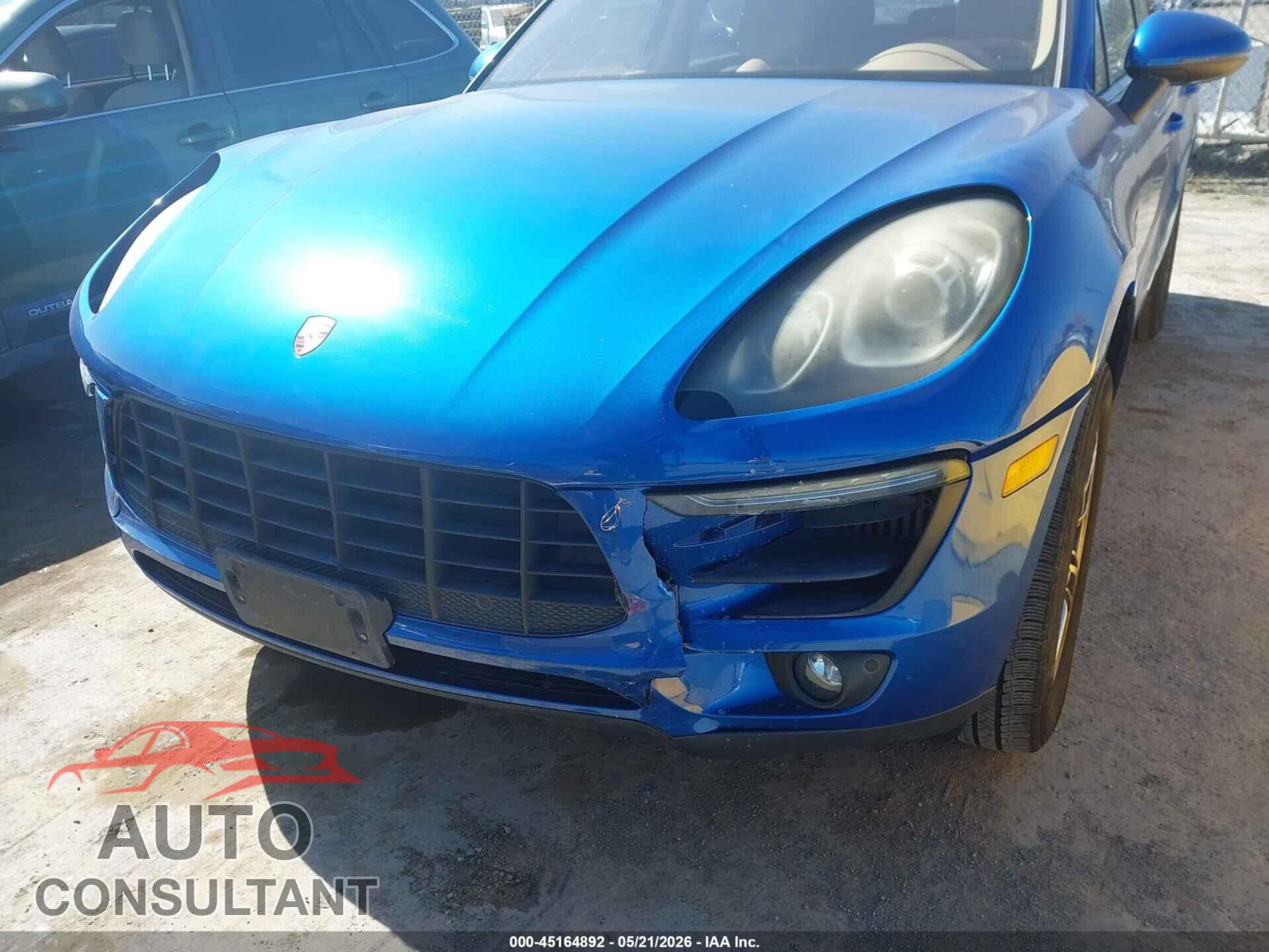 PORSCHE MACAN 2016 - WP1AB2A55GLB53775