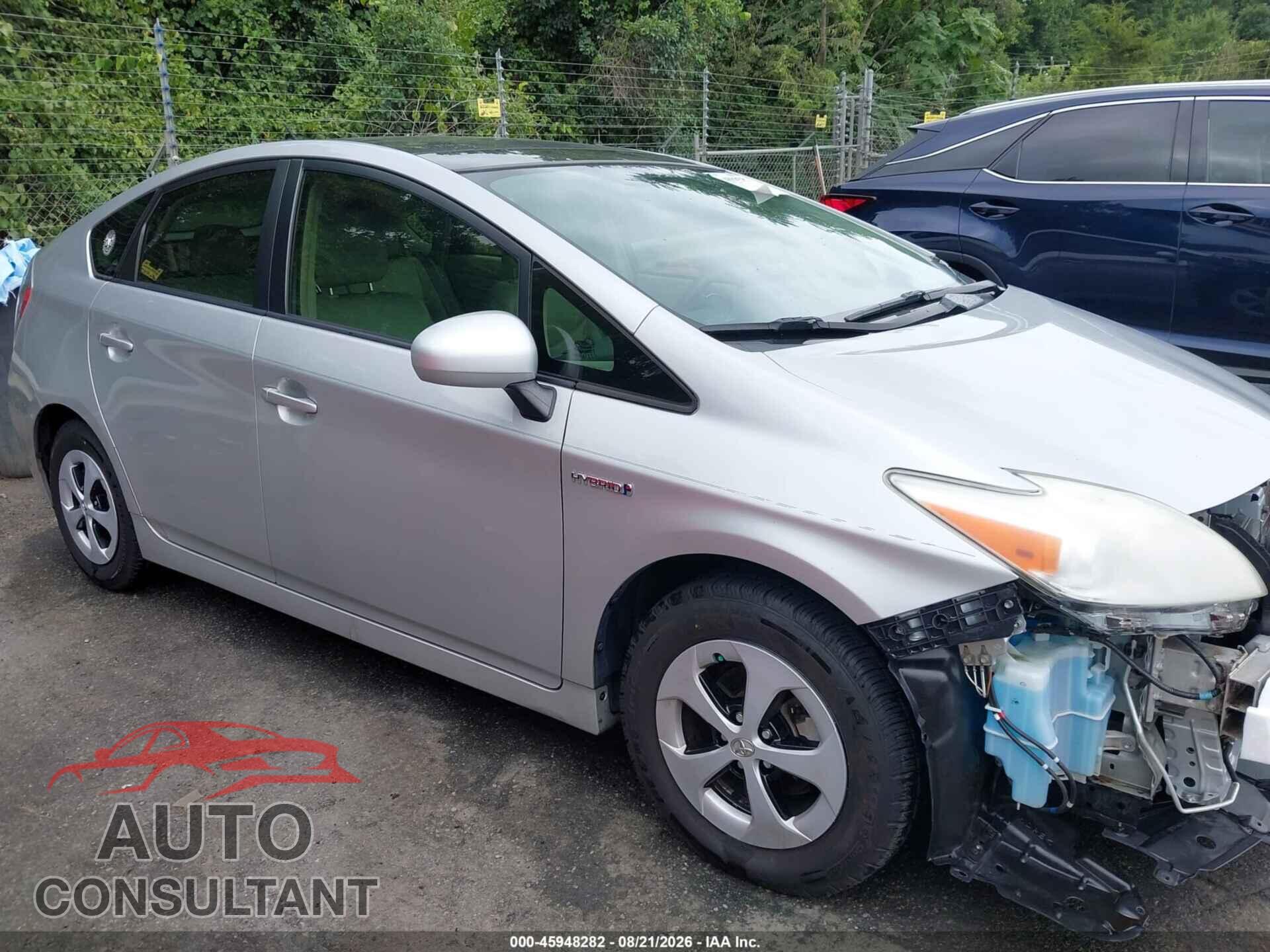 TOYOTA PRIUS 2013 - JTDKN3DU3D1727187