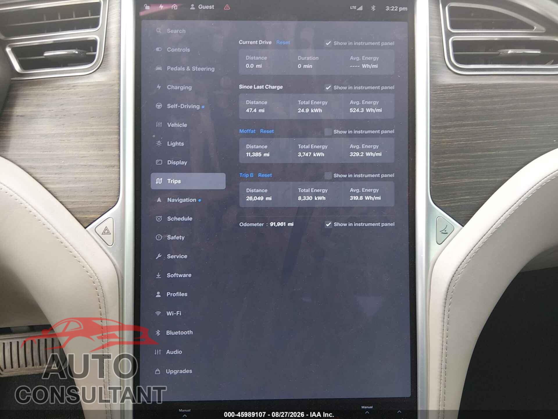 TESLA MODEL S 2016 - 5YJSA1E21GF152967