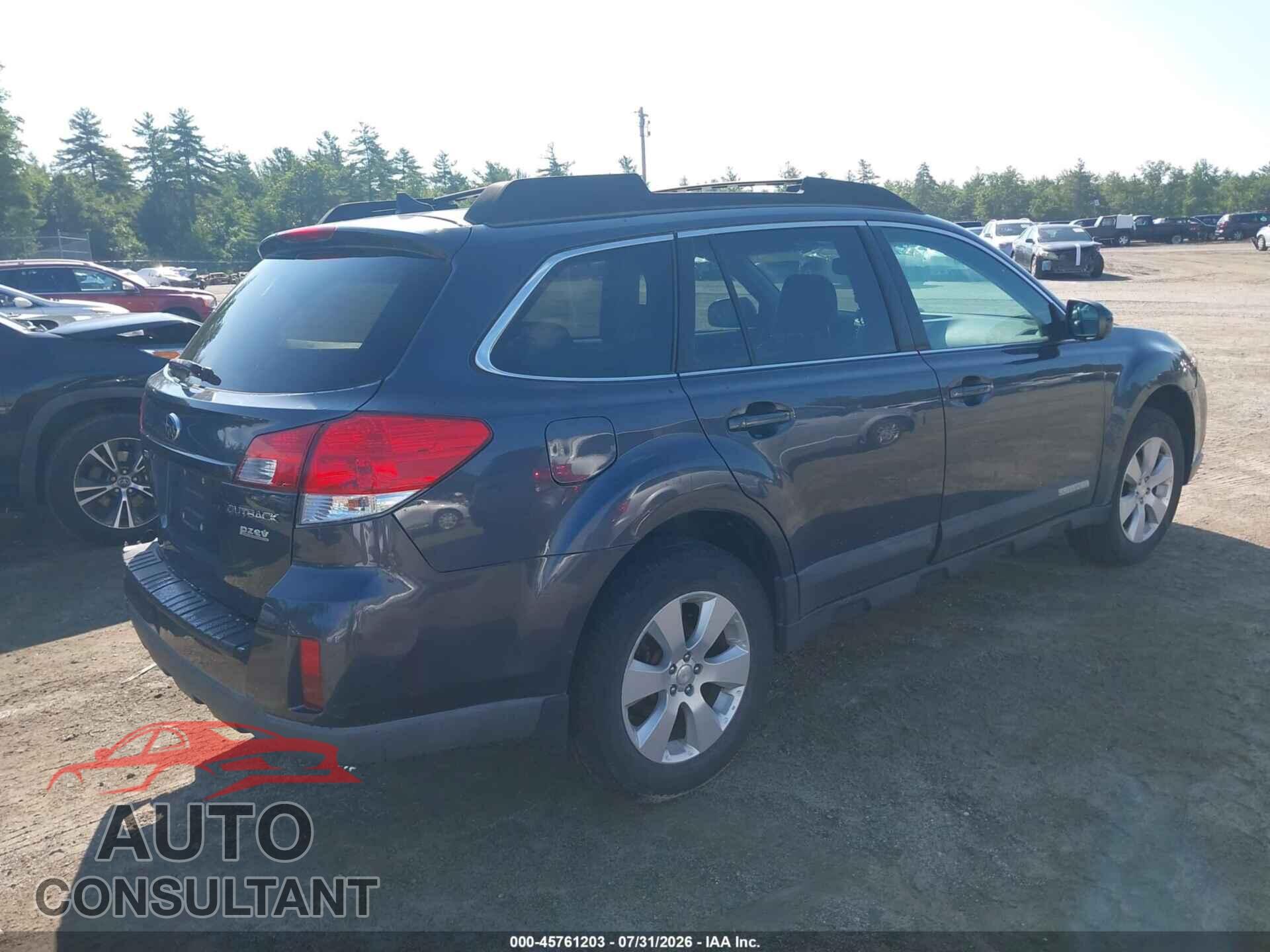 SUBARU OUTBACK 2011 - 4S4BRBLC1B3354817