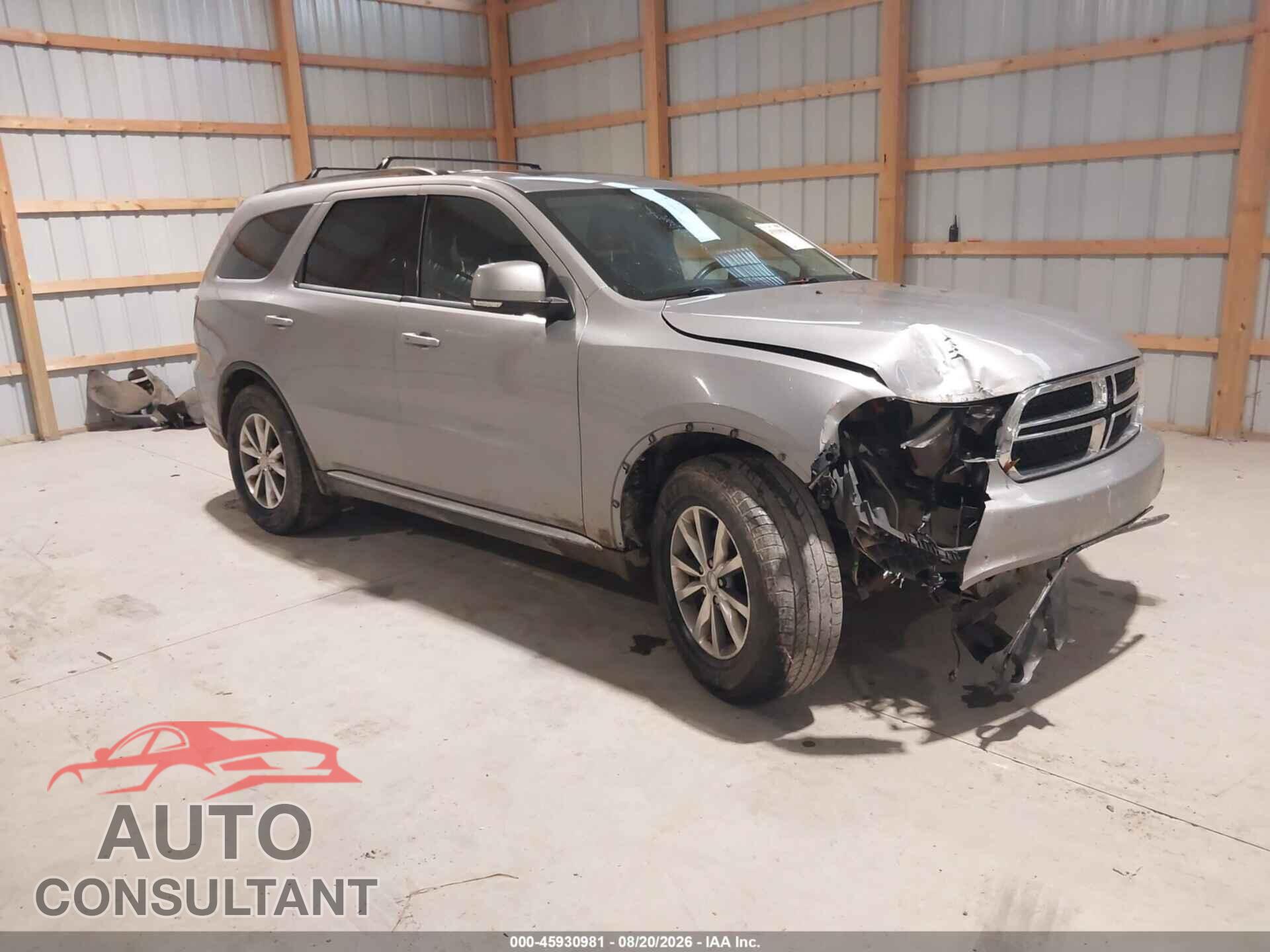 DODGE DURANGO 2015 - 1C4RDJDG9FC163374