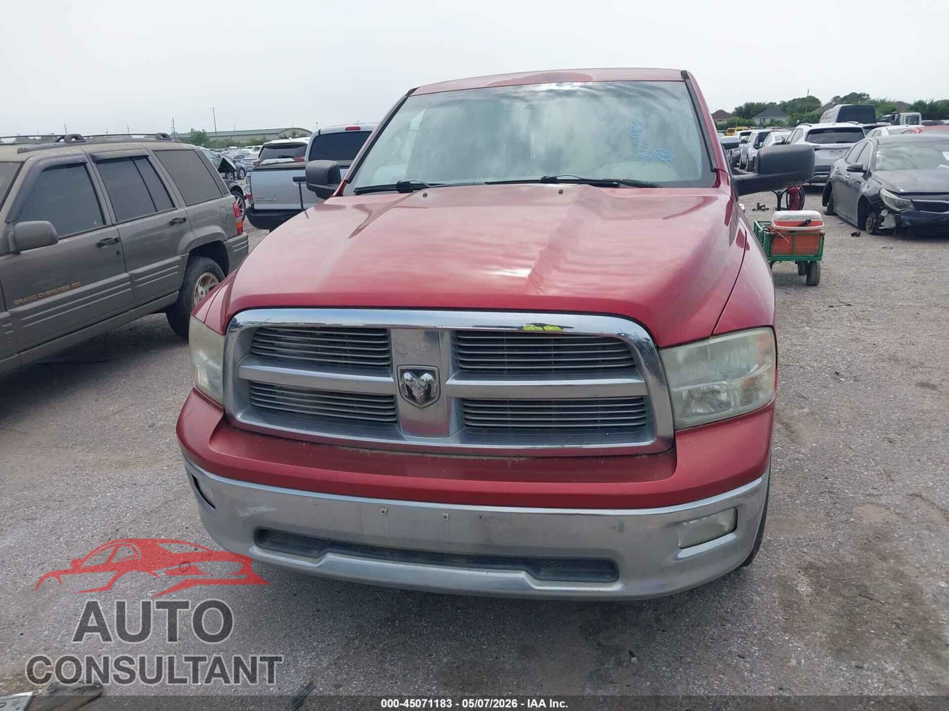 DODGE RAM 1500 2010 - 1D7RB1CT2AS108385