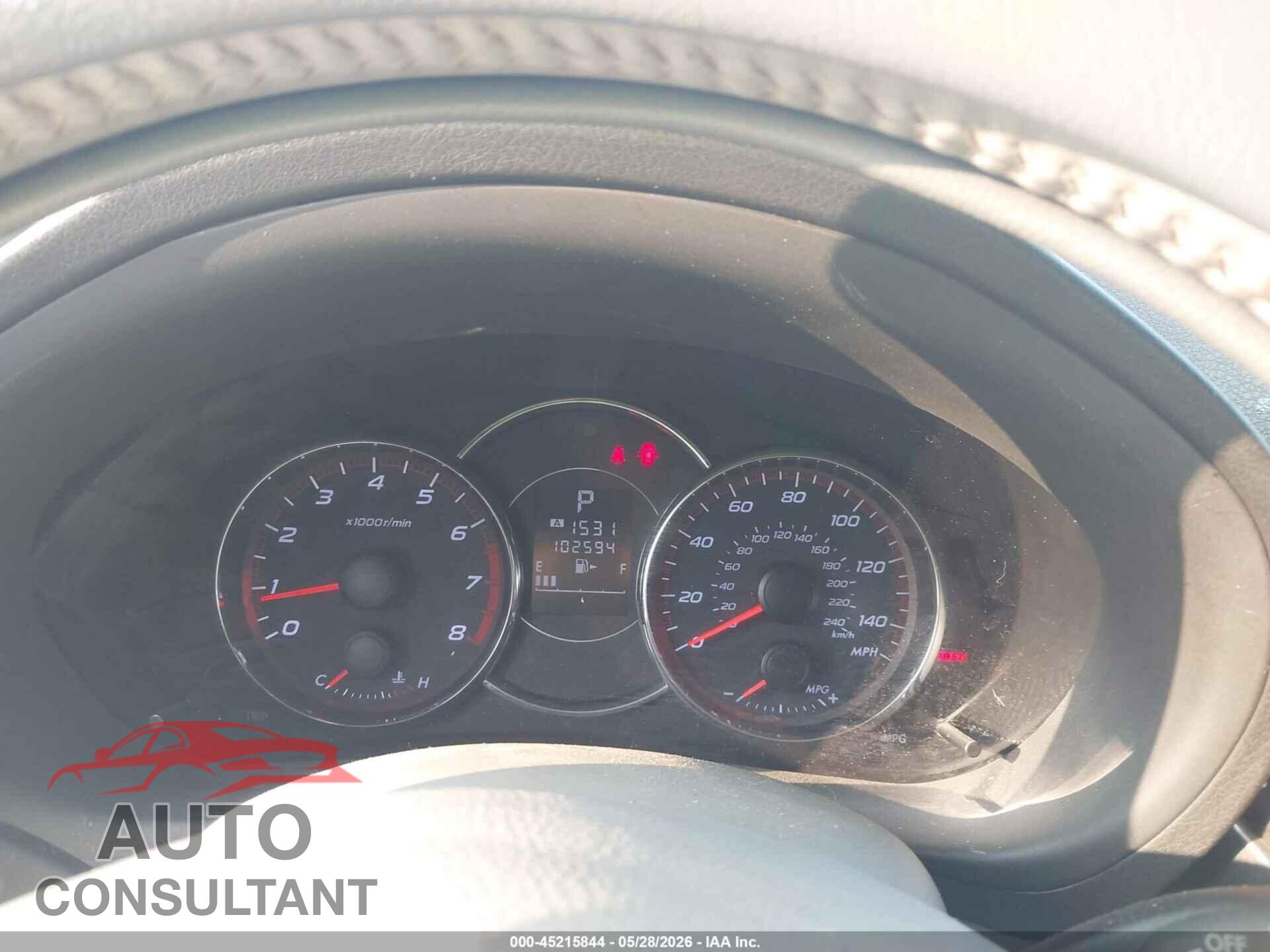 SUBARU FORESTER 2012 - JF2SHBGC2CH455405