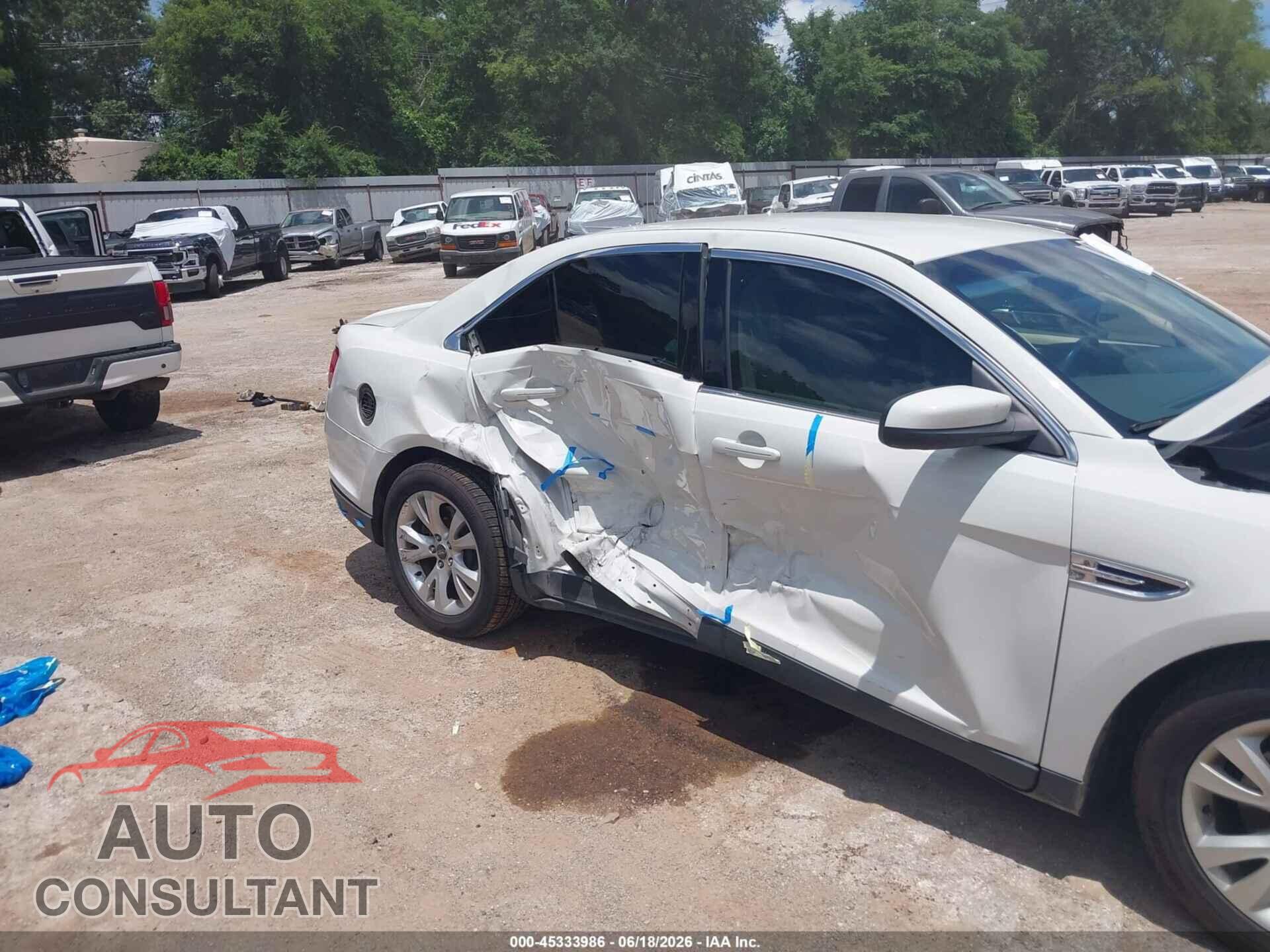 FORD TAURUS 2012 - 1FAHP2EW7CG130236