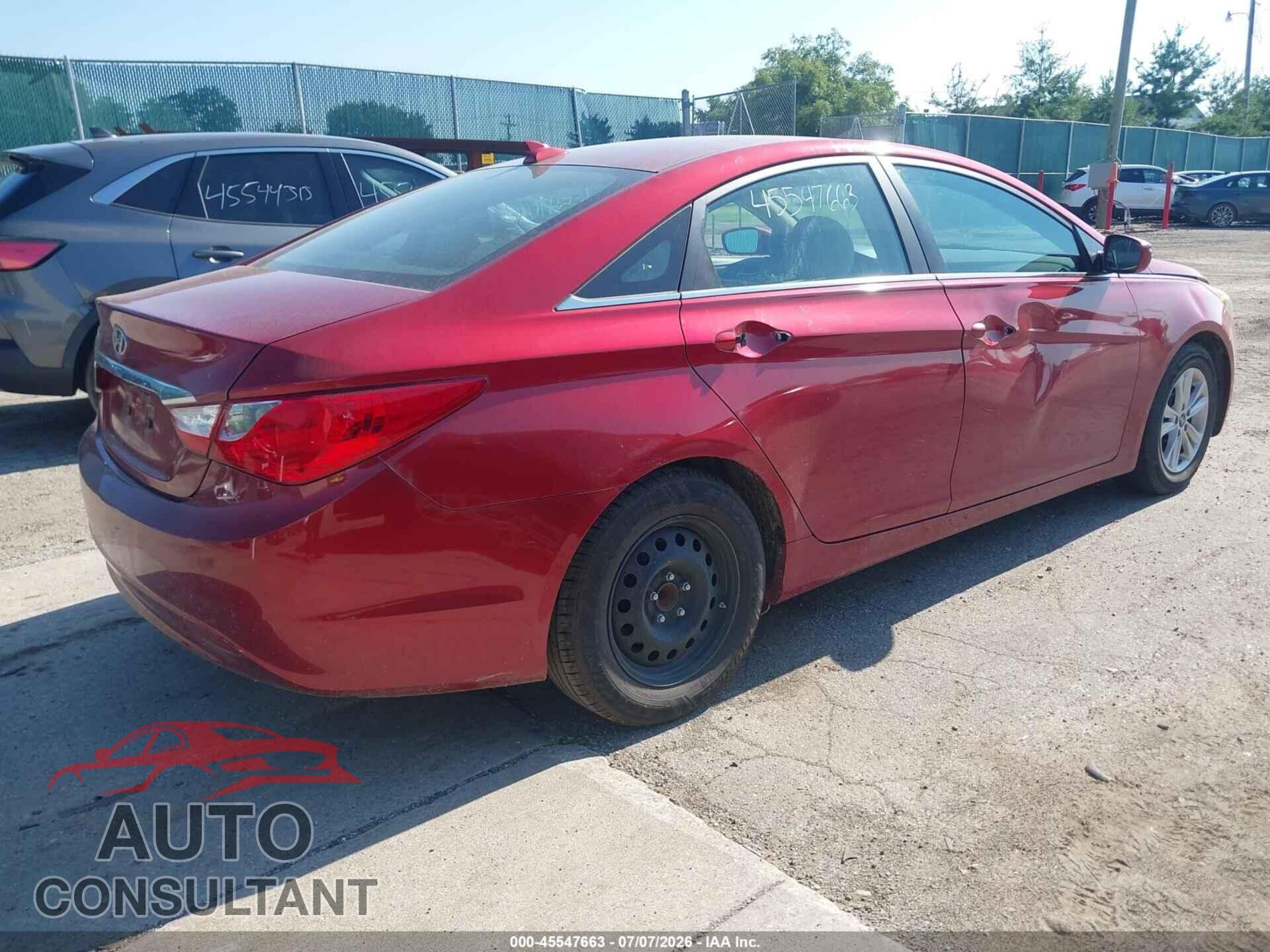 HYUNDAI SONATA 2012 - 5NPEB4AC2CH470912