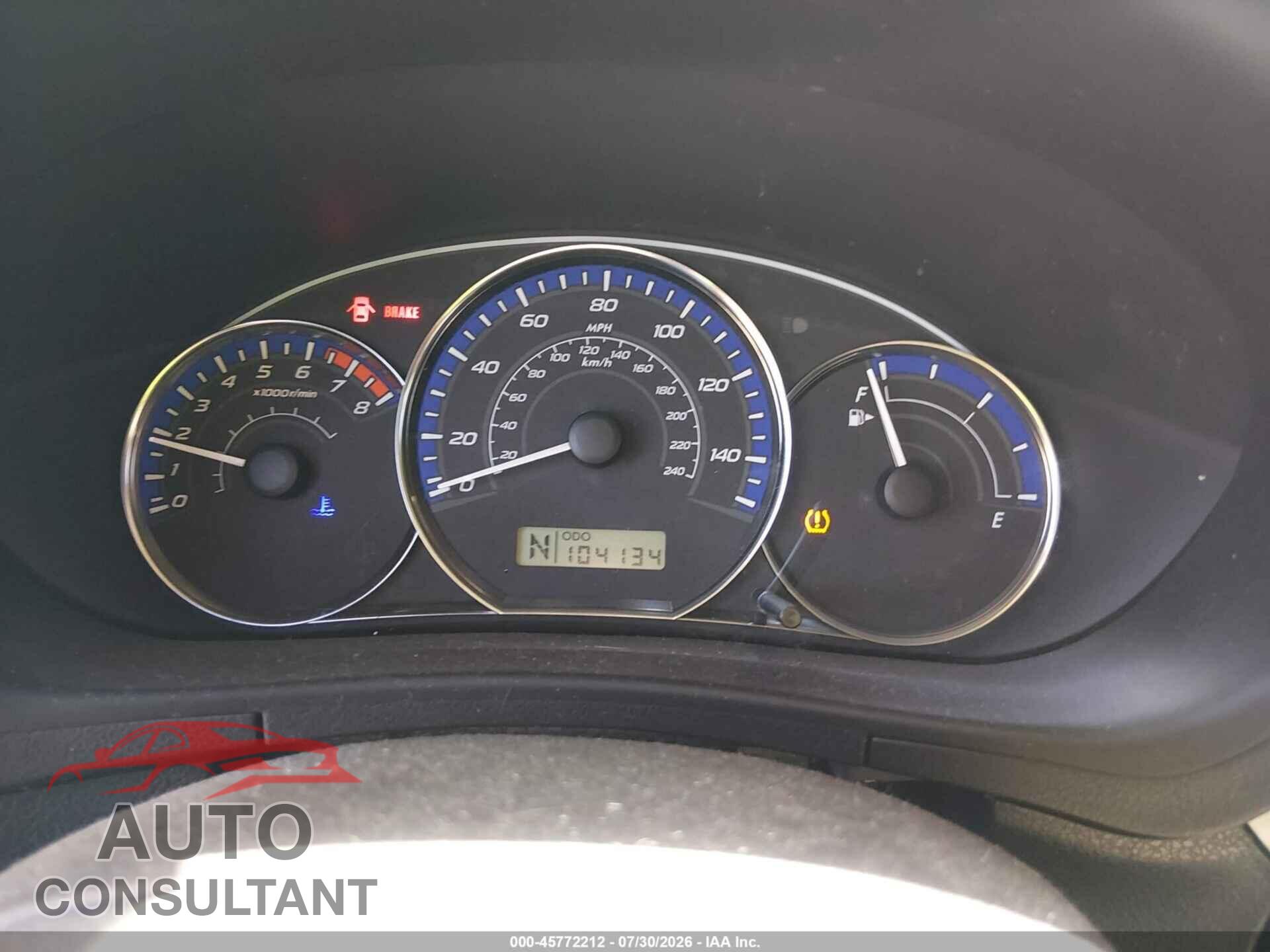 SUBARU FORESTER 2012 - JF2SHABC2CH423135