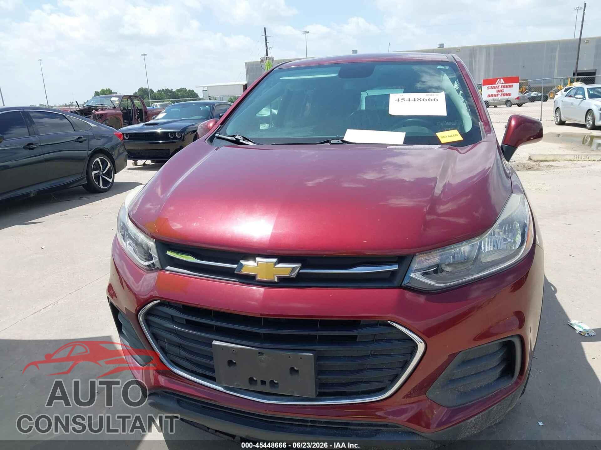 CHEVROLET TRAX 2017 - 3GNCJKSB3HL273475