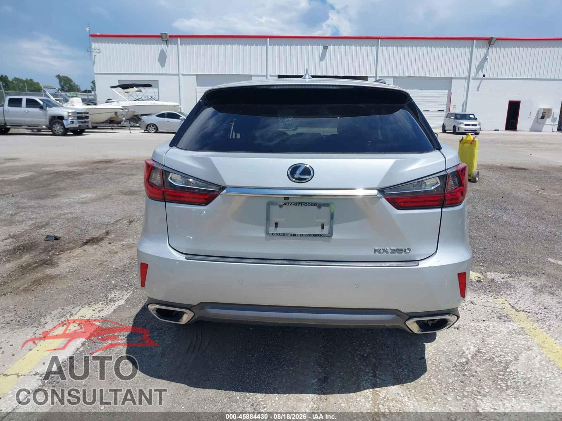 LEXUS RX 350 2018 - 2T2ZZMCA2JC110818