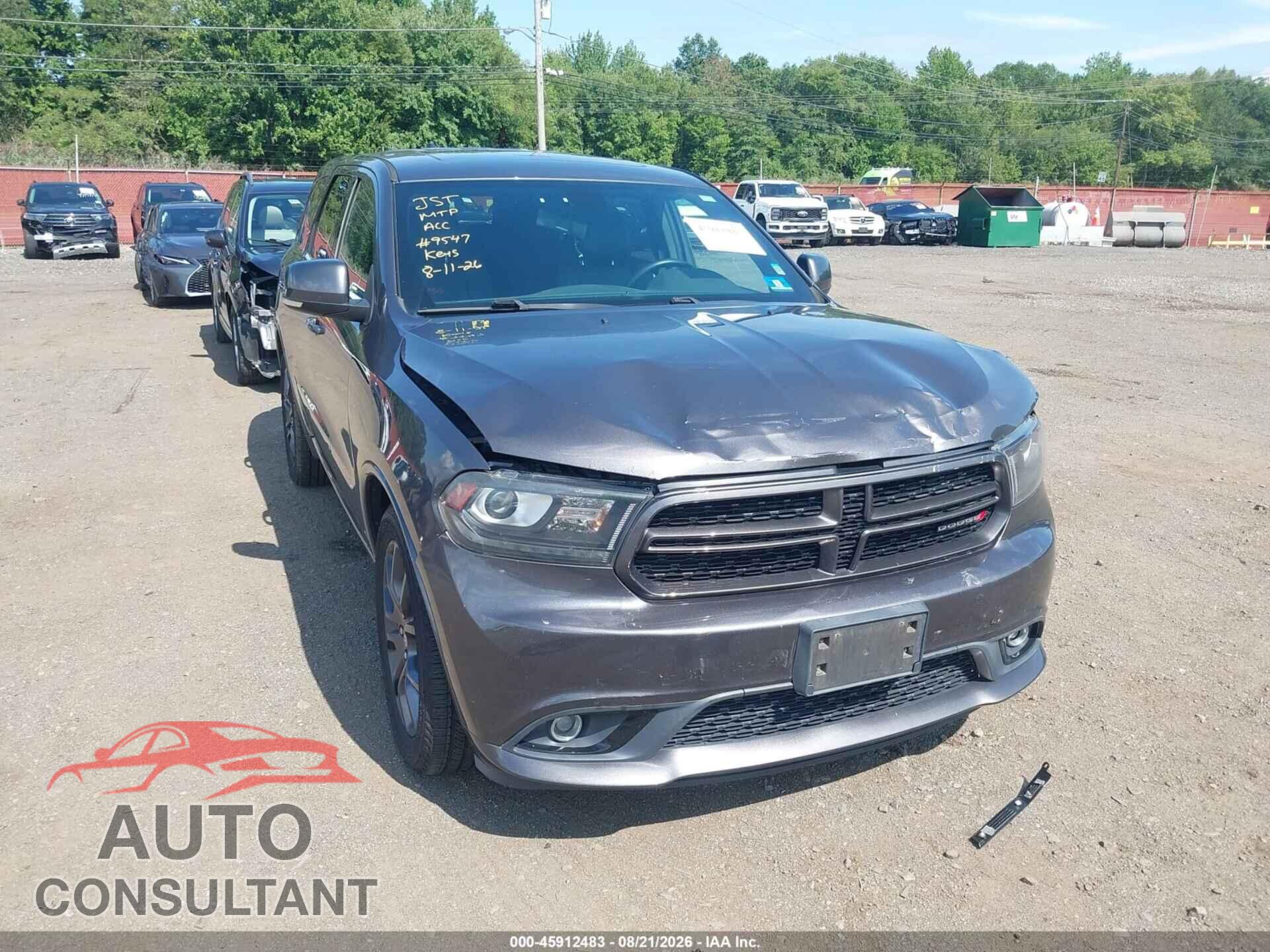 DODGE DURANGO 2015 - 1C4SDJCTXFC232881