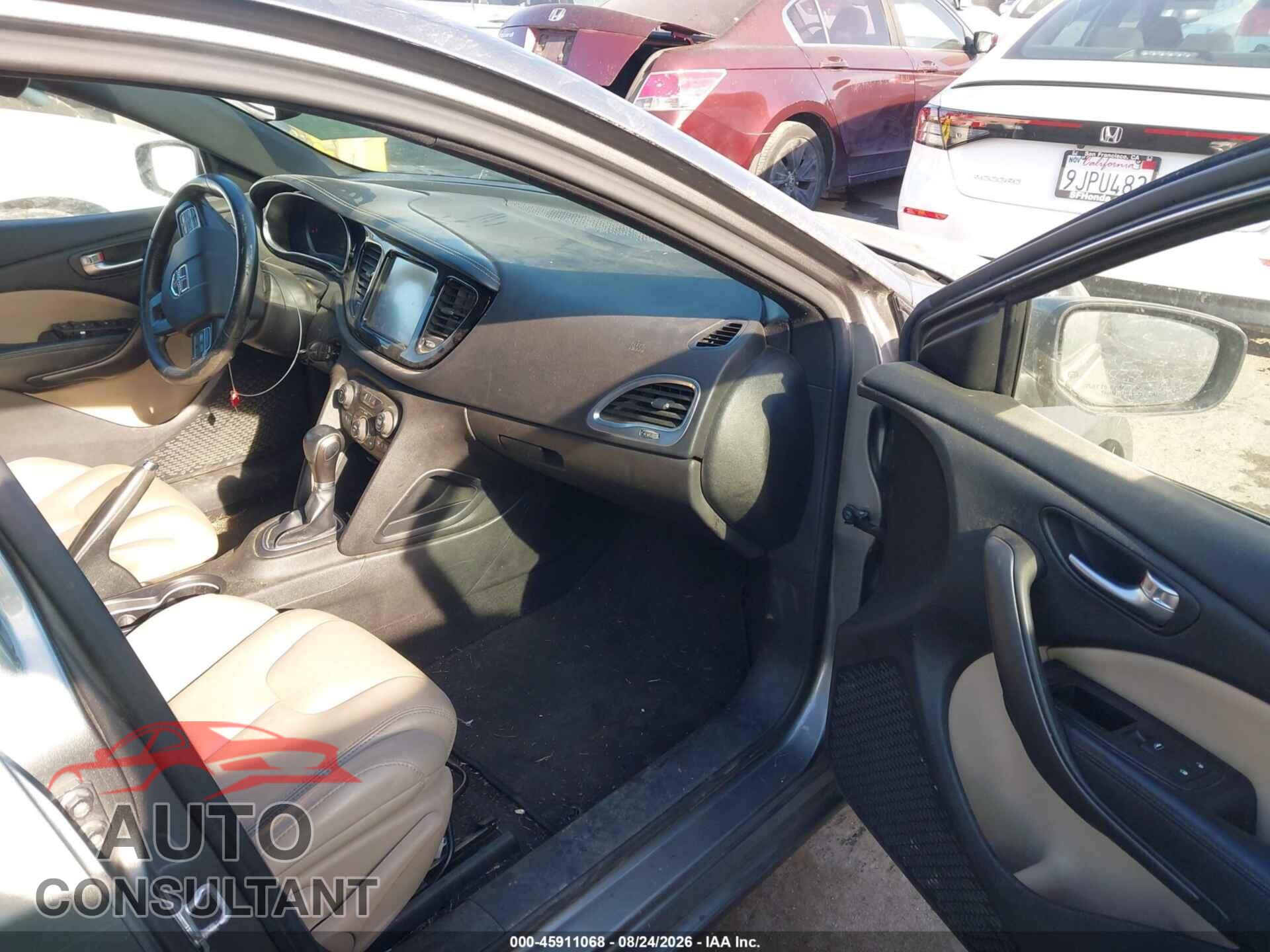 DODGE DART 2013 - 1C3CDFCH7DD198472