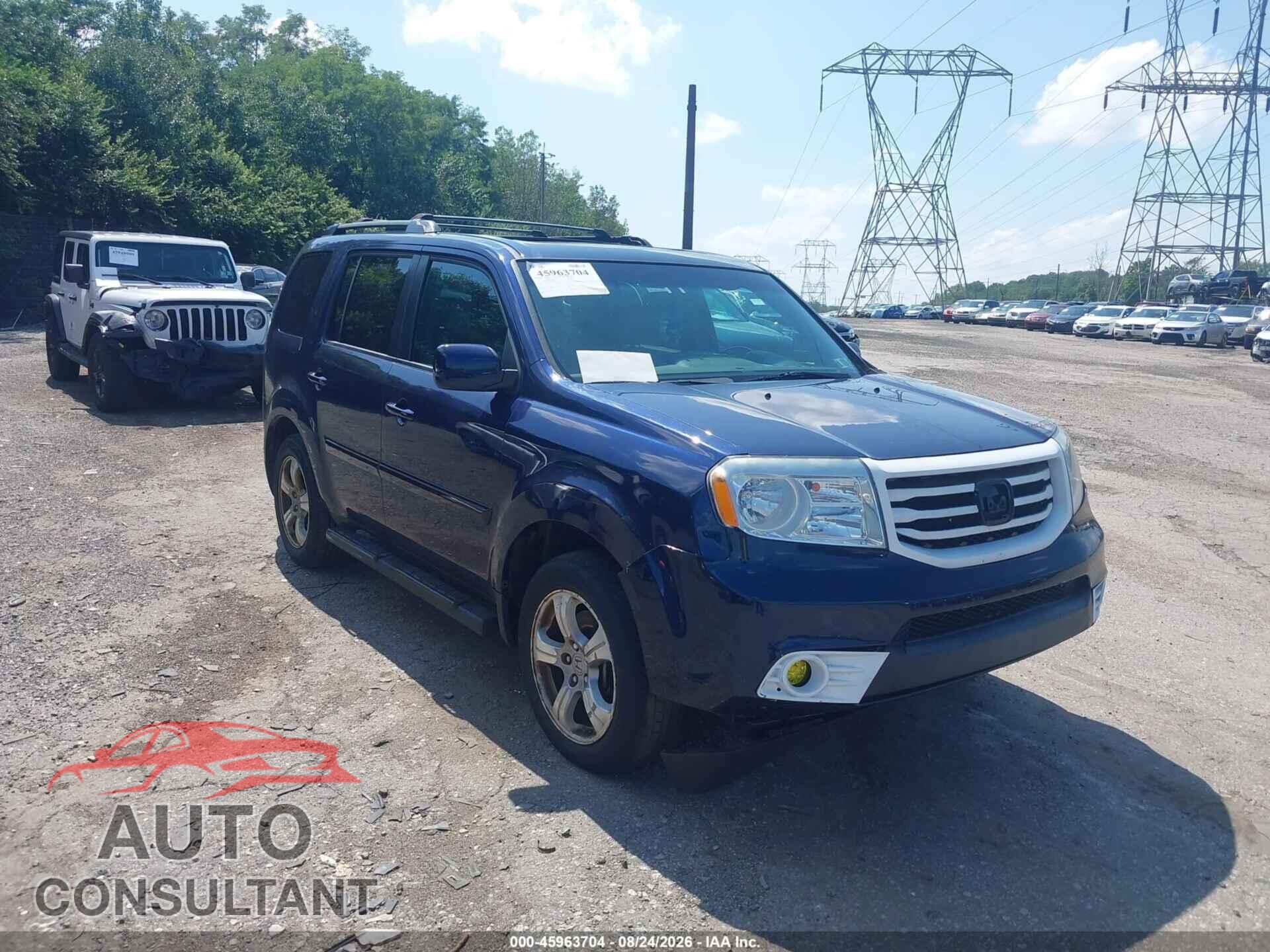 HONDA PILOT 2015 - 5FNYF4H54FB064190