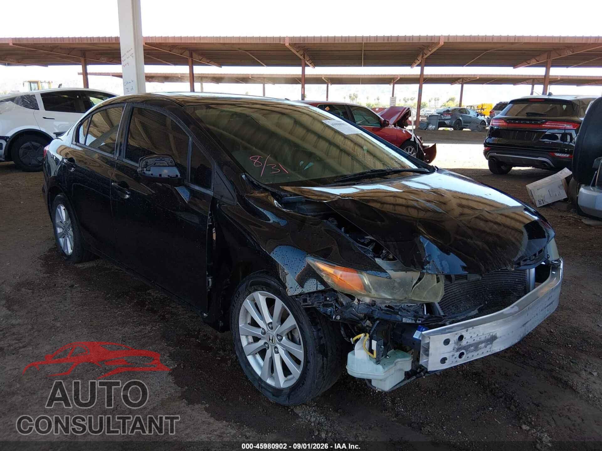 HONDA CIVIC 2012 - 2HGFB2F89CH326328