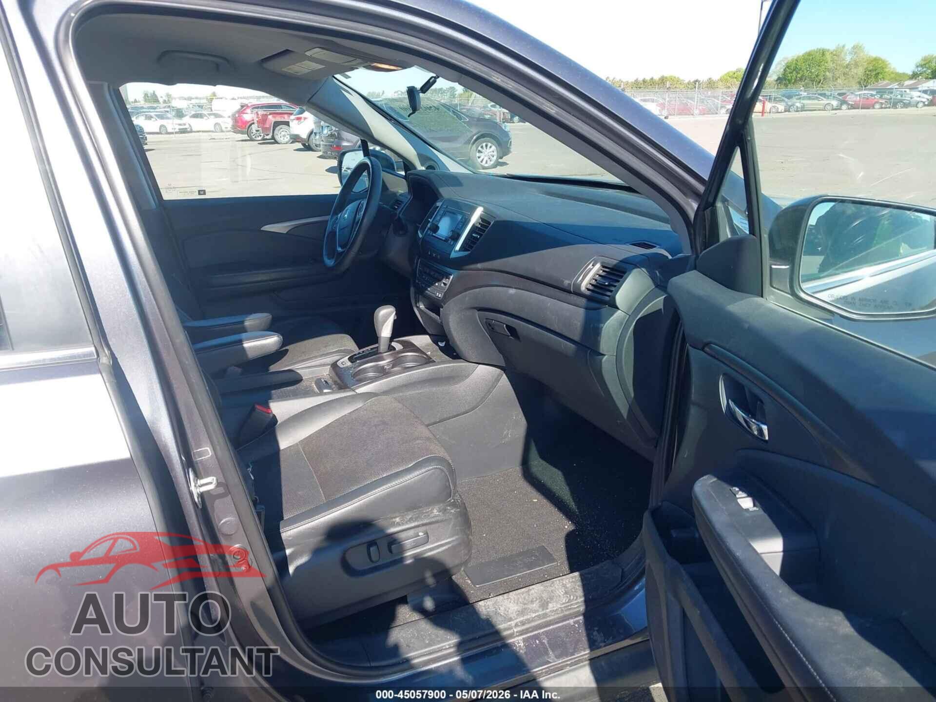HONDA RIDGELINE 2017 - 5FPYK3F58HB026562