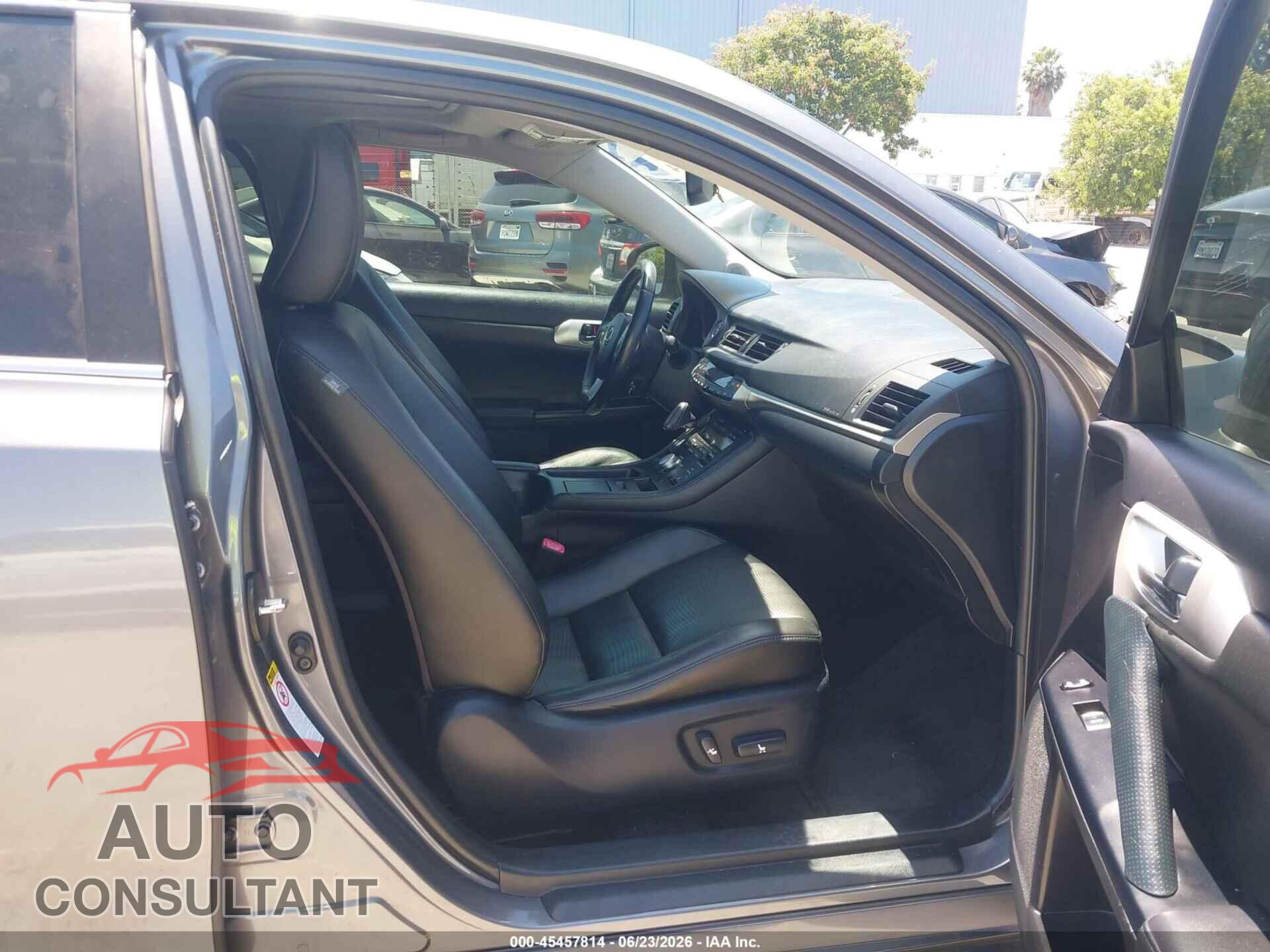 LEXUS CT 200H 2013 - JTHKD5BH8D2150220