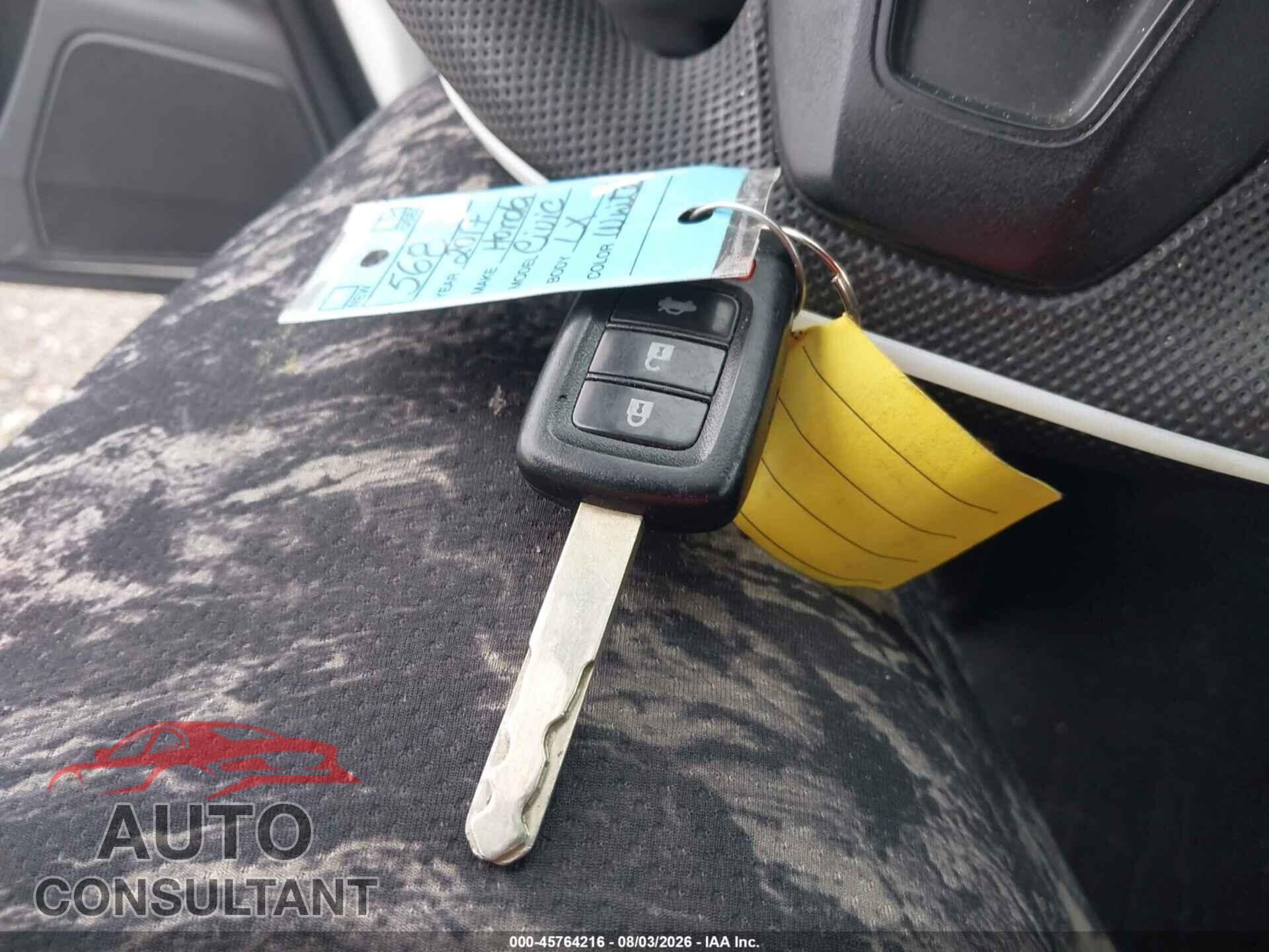 HONDA CIVIC 2017 - 19XFC2F59HE080501