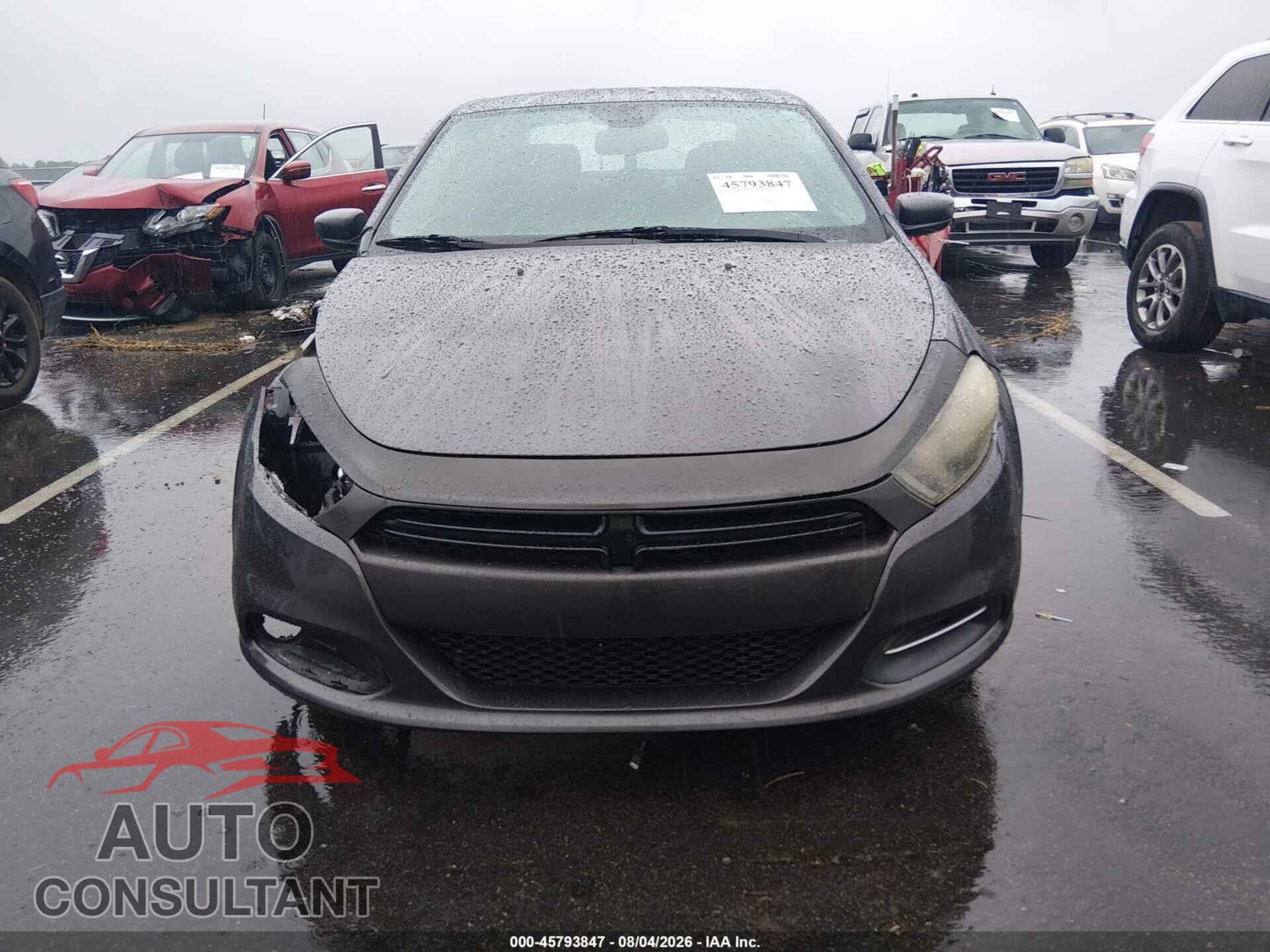 DODGE DART 2015 - 1C3CDFBB3FD336685