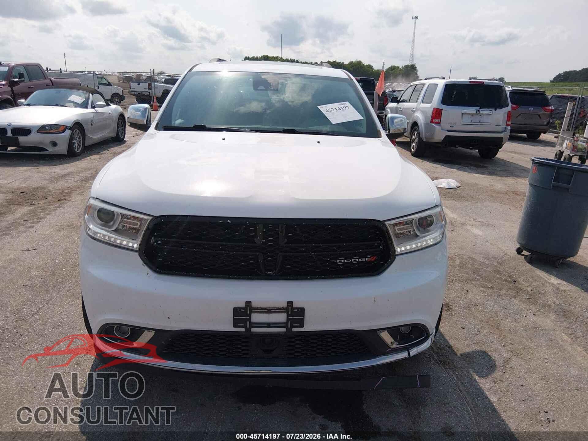 DODGE DURANGO 2017 - 1C4RDJEG8HC697421
