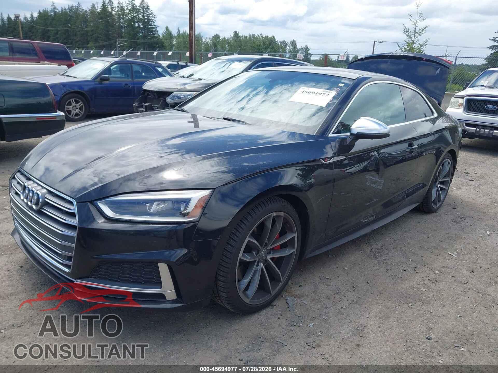AUDI S5 2018 - WAUR4AF57JA008657