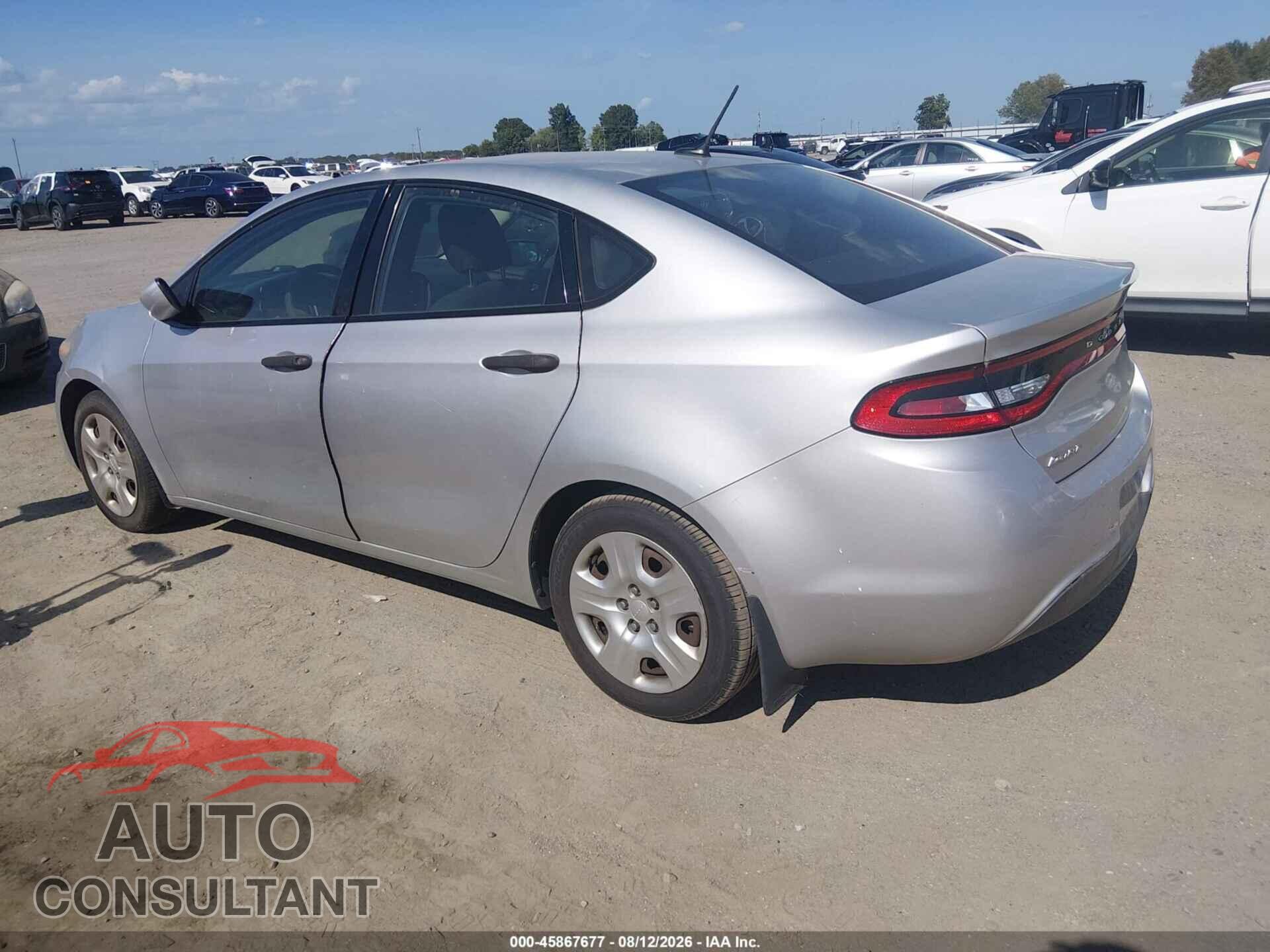 DODGE DART 2013 - 1C3CDFAA1DD334374