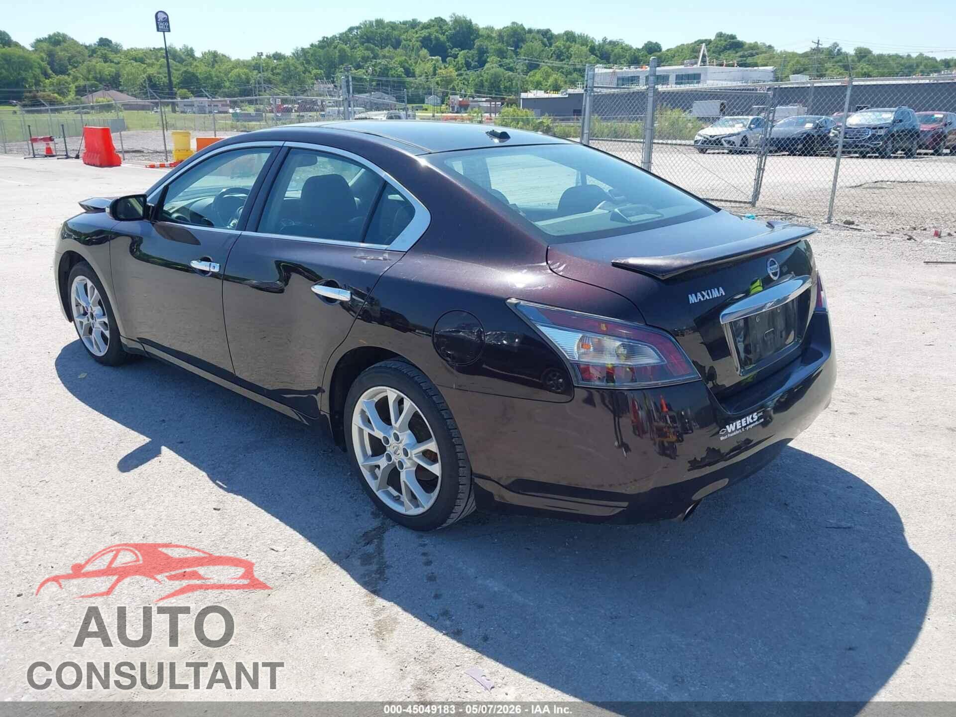 NISSAN MAXIMA 2014 - 1N4AA5AP2EC477163