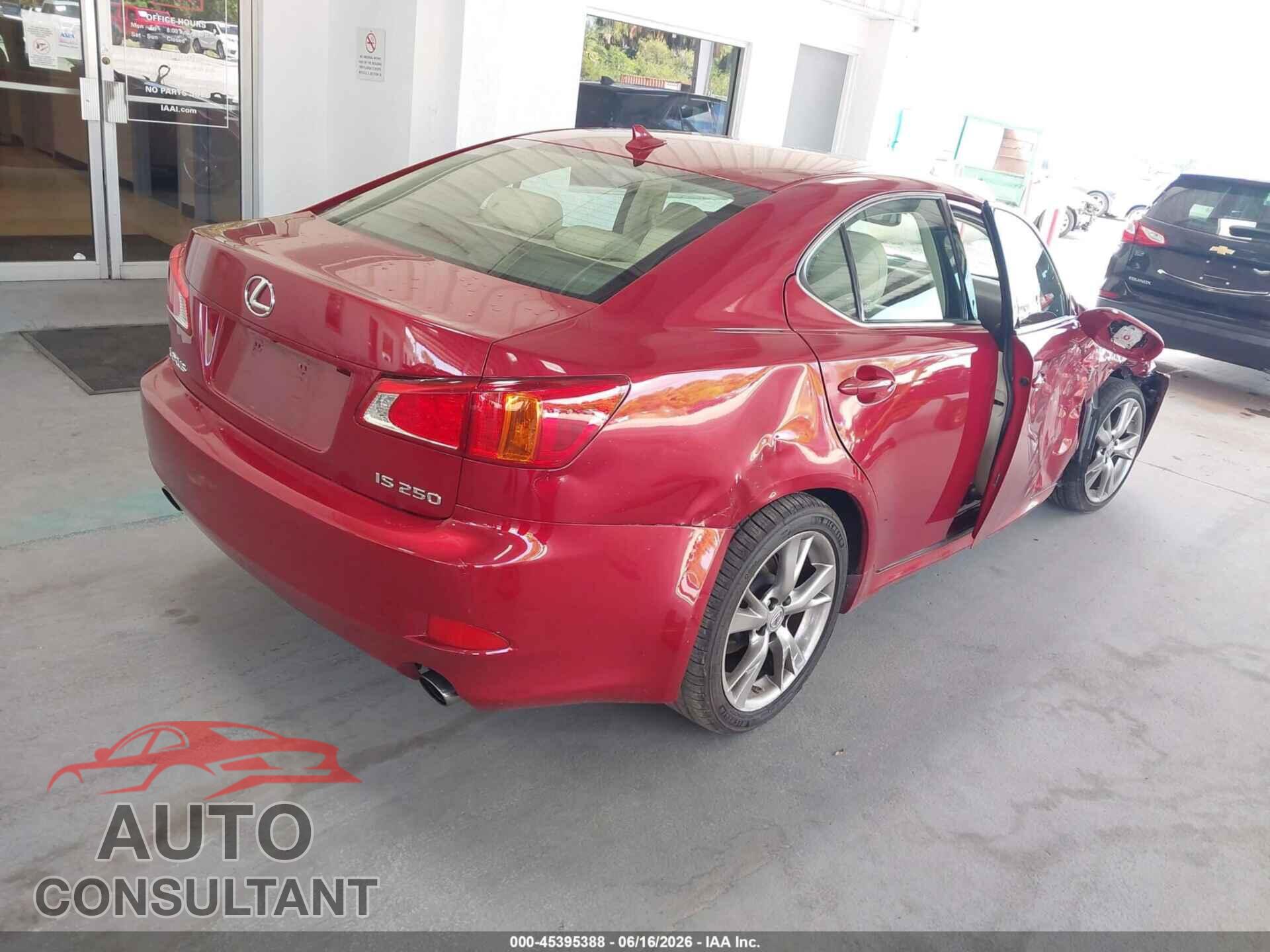 LEXUS IS 250 2010 - JTHBF5C29A5112574