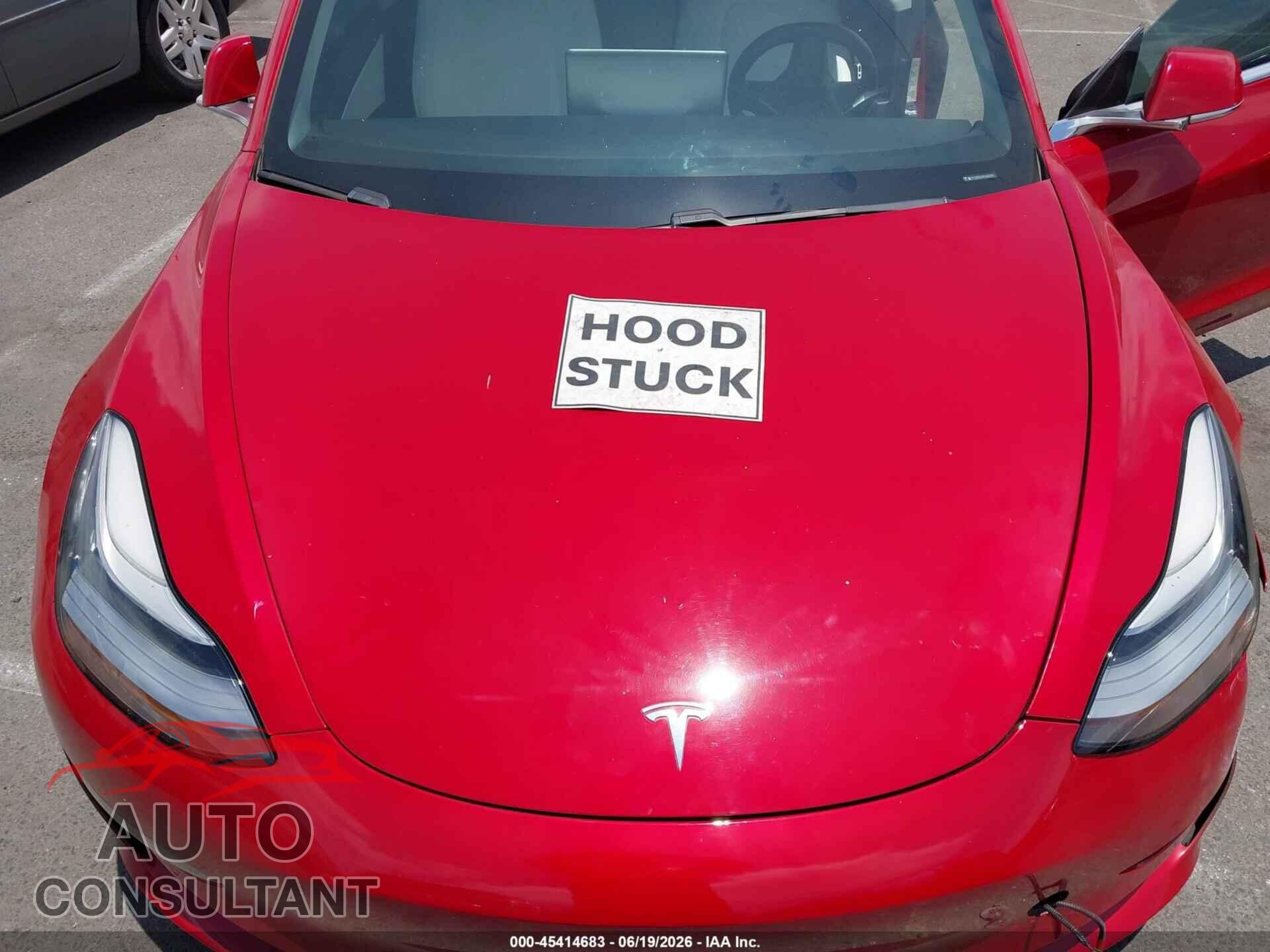 TESLA MODEL 3 2019 - 5YJ3E1EA5KF402784